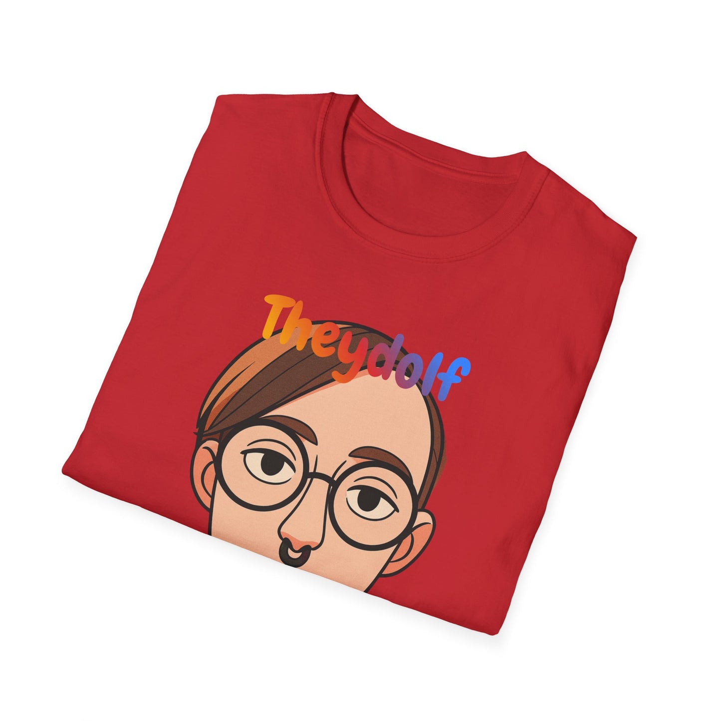Pronoun Pride T-Shirt — They/Them Illustrated Portrait Tee