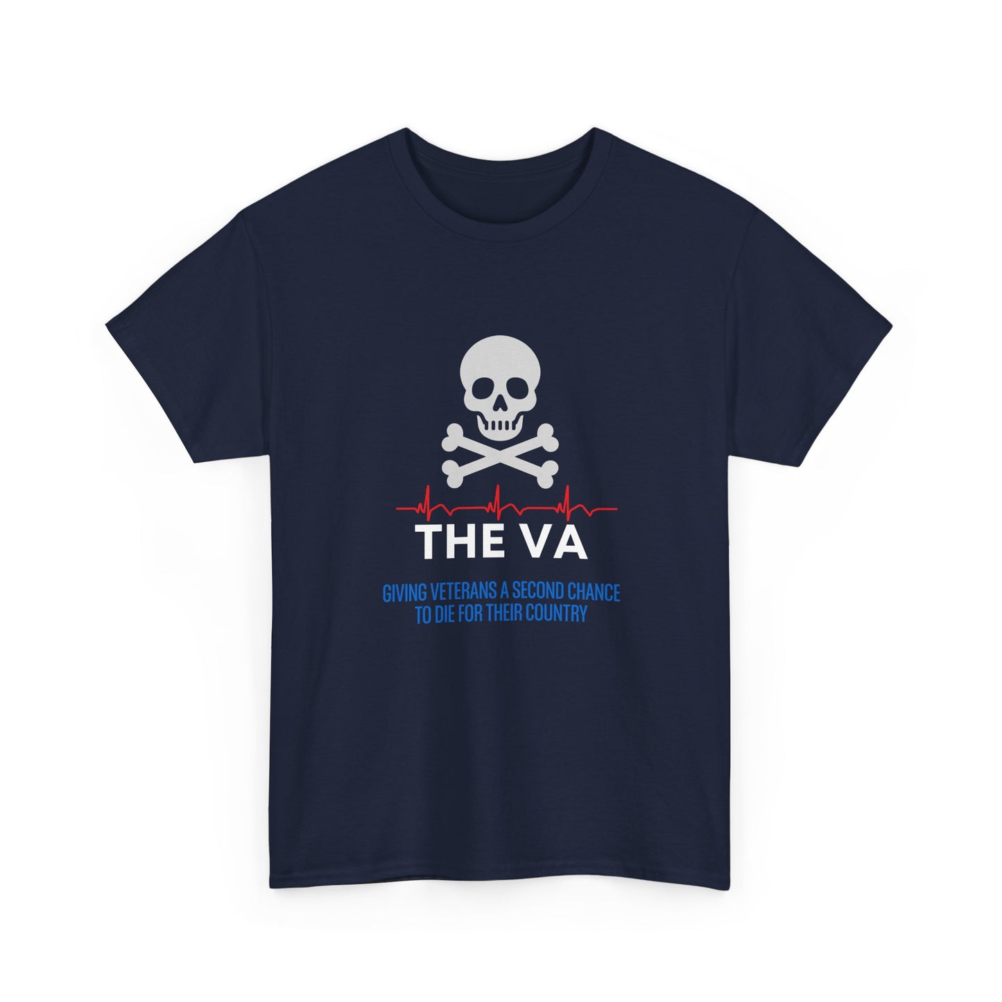 Veteran Skull & Crossbones Tee – “THE VA” Tribute T-Shirt