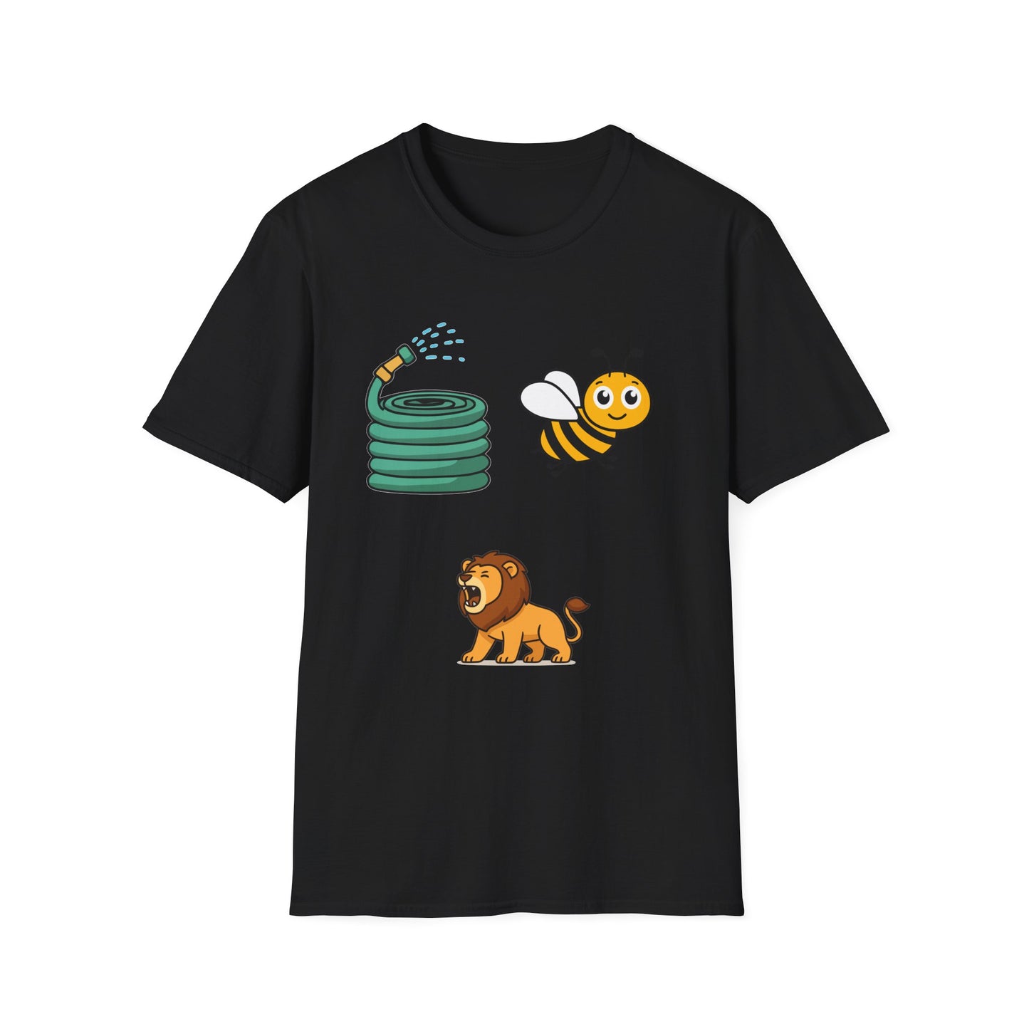Bee Hose Lion T-Shirt — Cute Pun Garden Tee