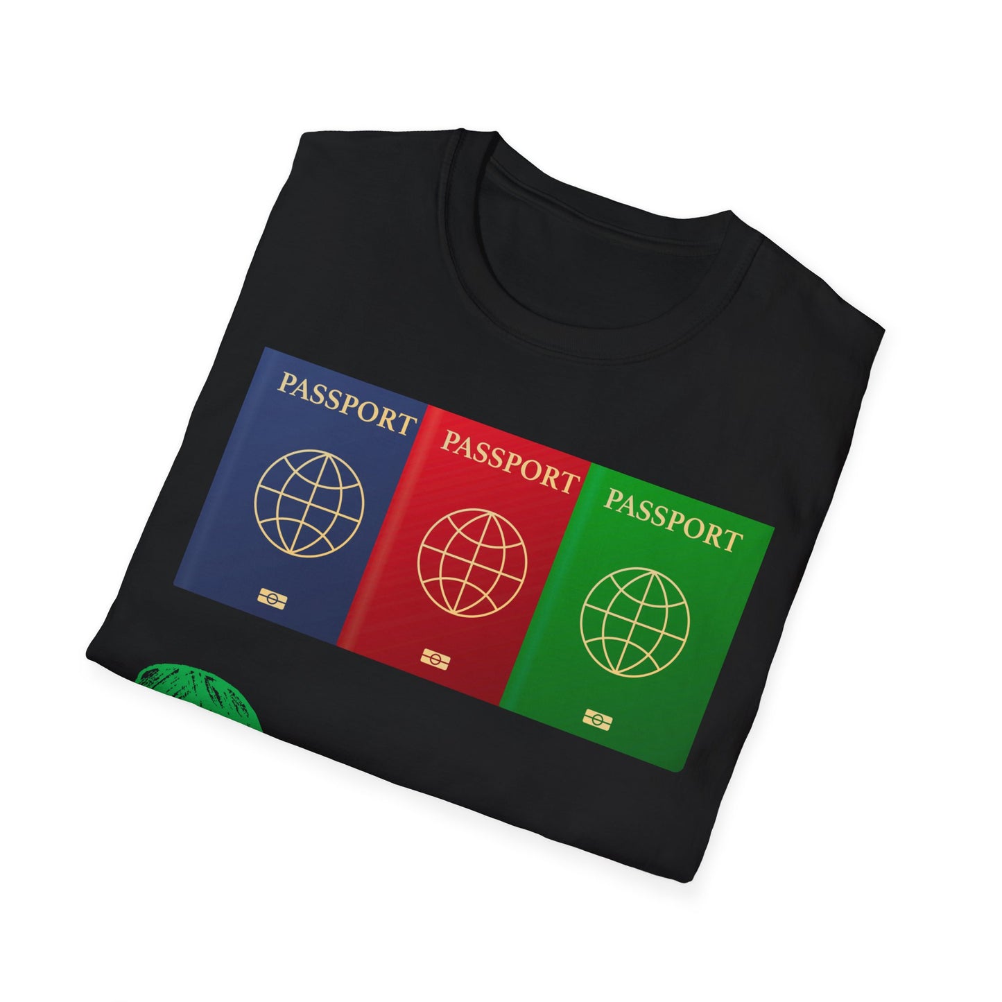 Passport Bro T‑Shirt — Travel Crewneck for Adventurers