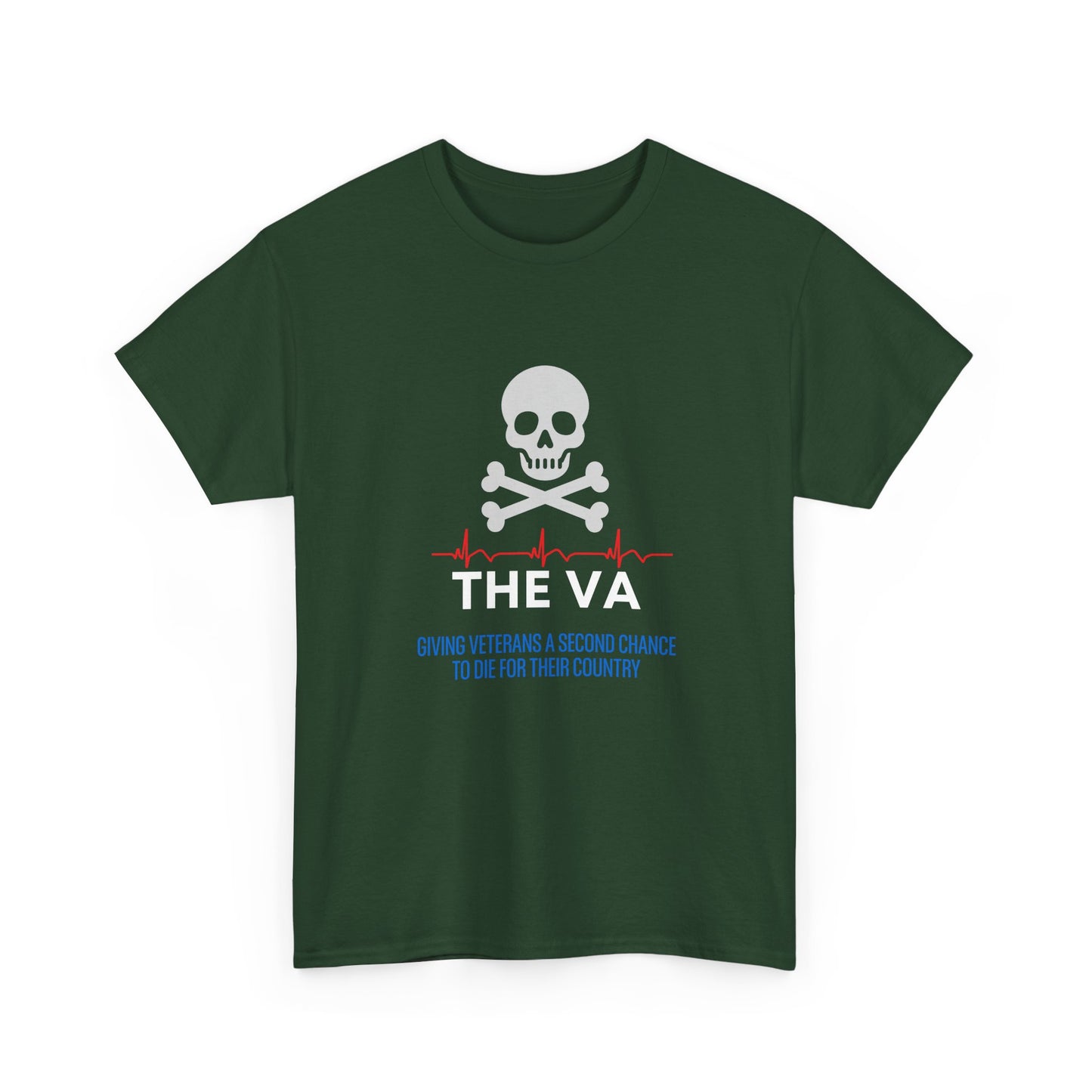 Veteran Skull & Crossbones Tee – “THE VA” Tribute T-Shirt