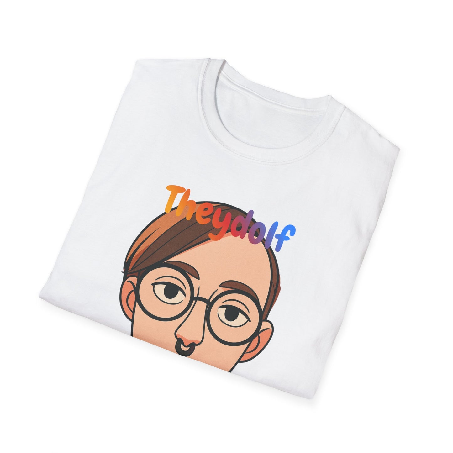 Pronoun Pride T-Shirt — They/Them Illustrated Portrait Tee