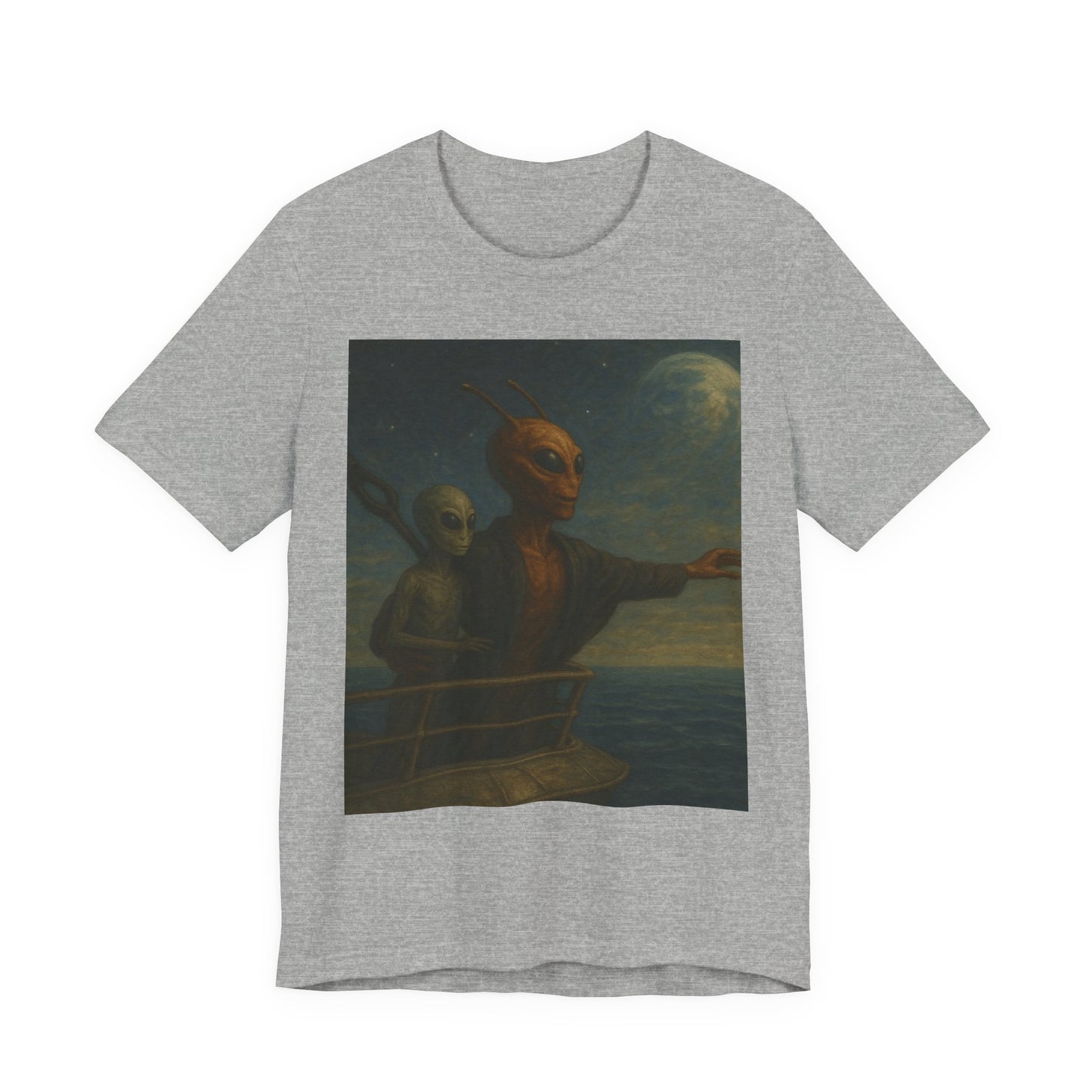 Alien Voyage T‑Shirt — Vintage Surreal Art Tee
