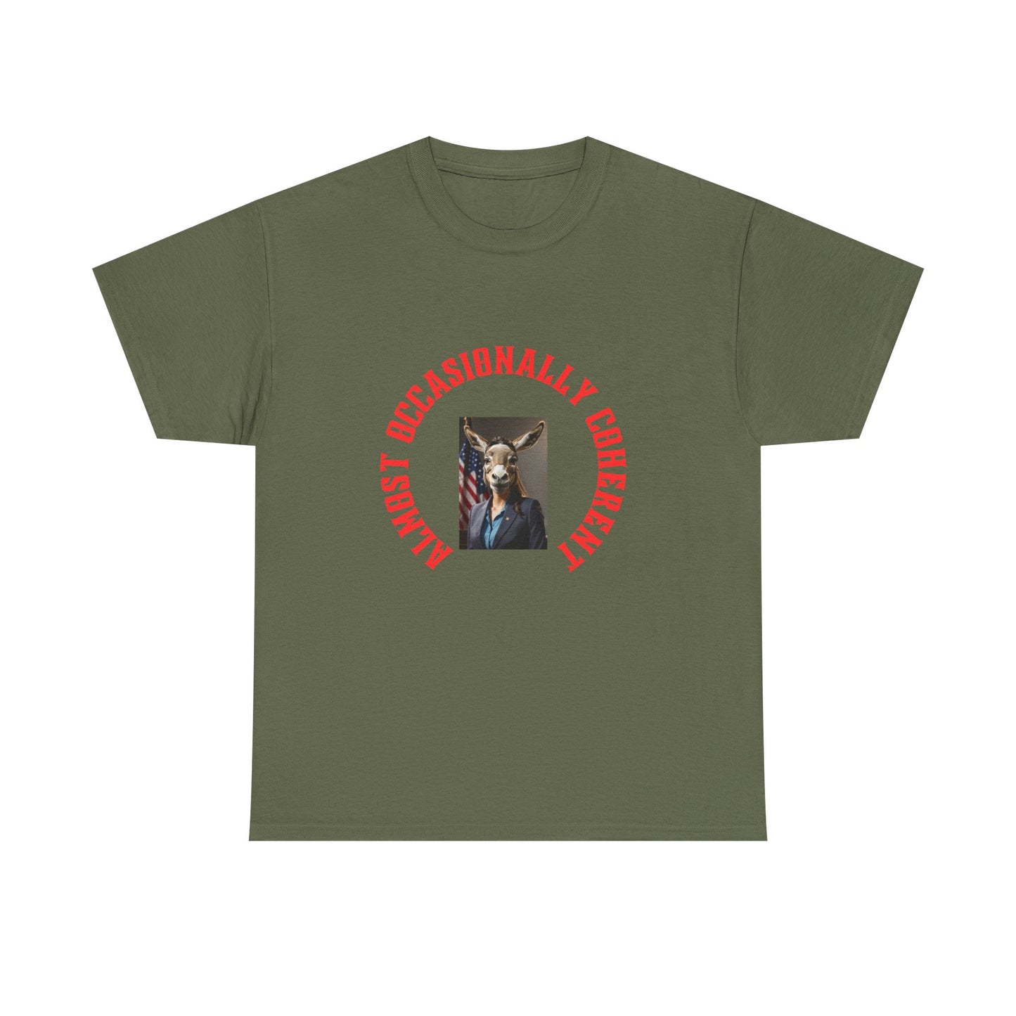 T-Shirt — Almost Occasionally Cheeky (Vintage Dog Portrait)