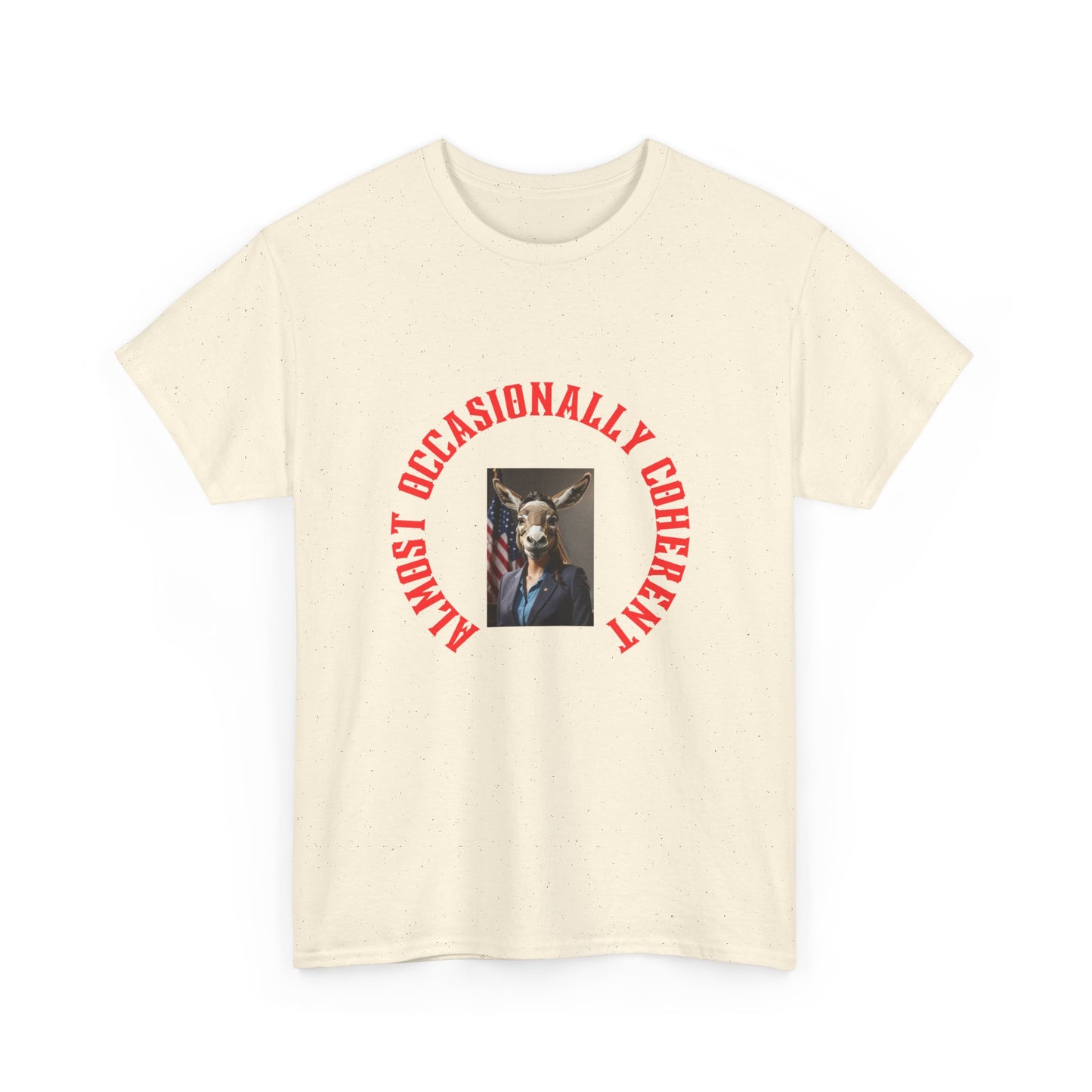T-Shirt — Almost Occasionally Cheeky (Vintage Dog Portrait)