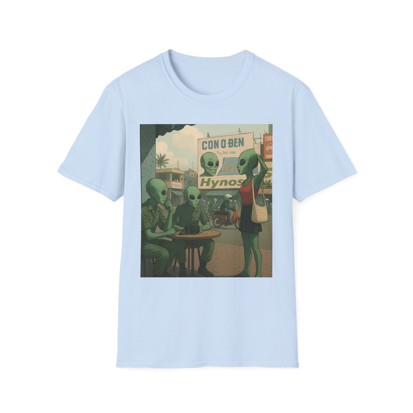 Alien Full Metal Jacket Graphic T-Shirt — Retro 'Con & Ben Hypnos' Illustration