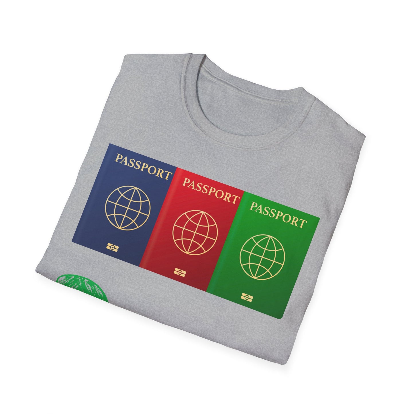 Passport Bro T‑Shirt — Travel Crewneck for Adventurers