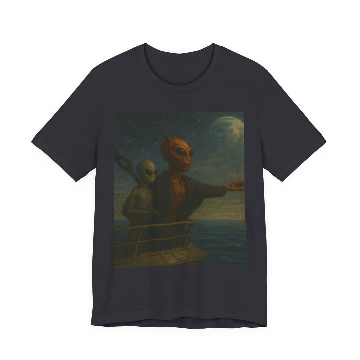 Alien Voyage T‑Shirt — Vintage Surreal Art Tee