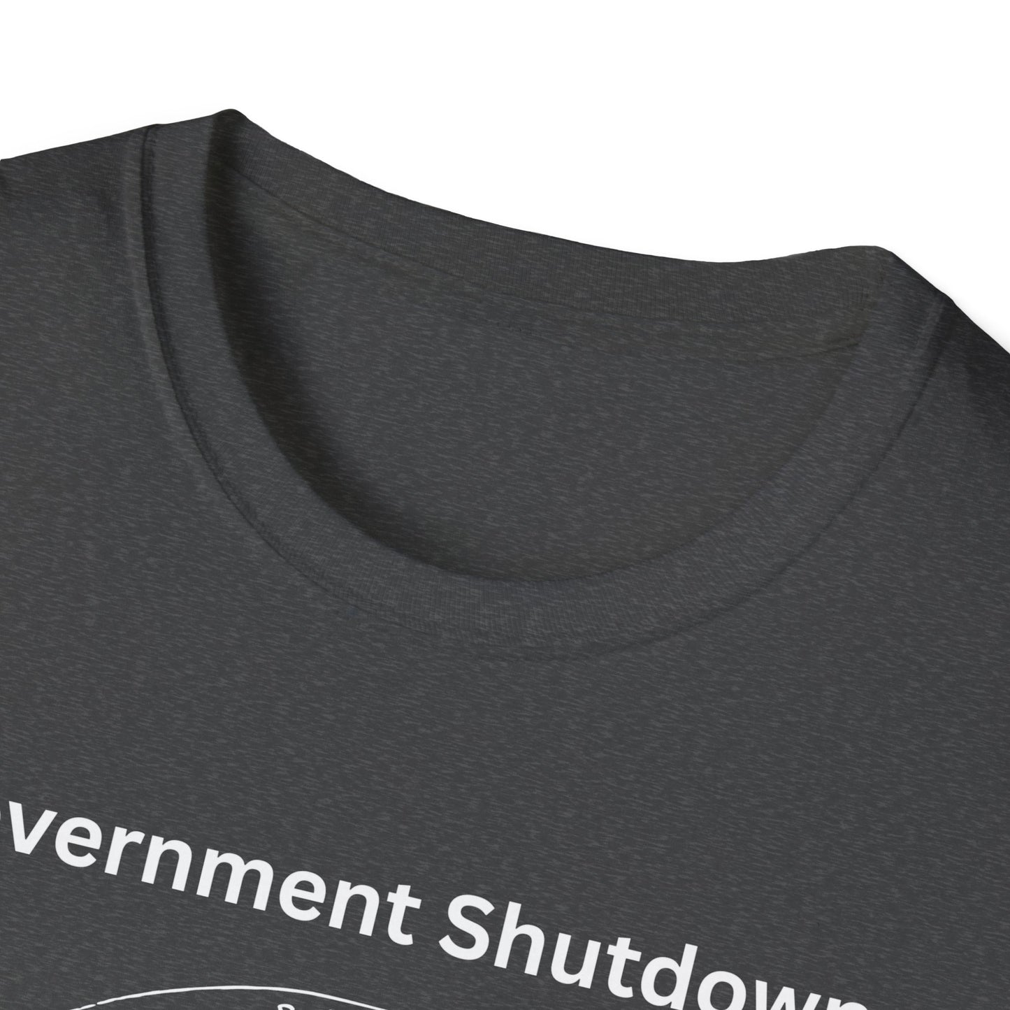 Government Shutdown Didn't Notice T-Shirt — Capitol Graphic Political Humor Tee