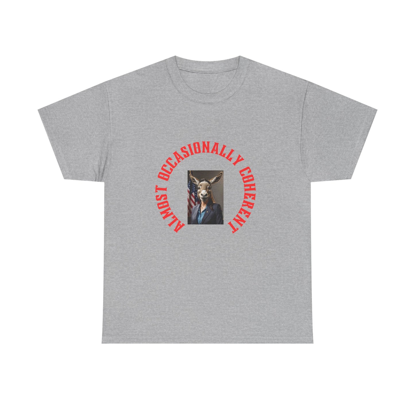 T-Shirt — Almost Occasionally Cheeky (Vintage Dog Portrait)