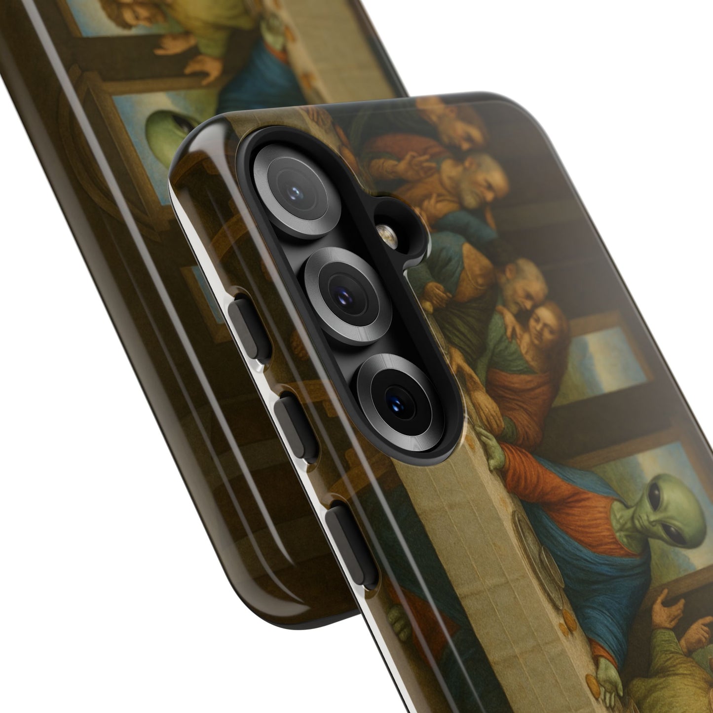 Phone Case - 'The Last Supper' Alien Parody Protective Cover