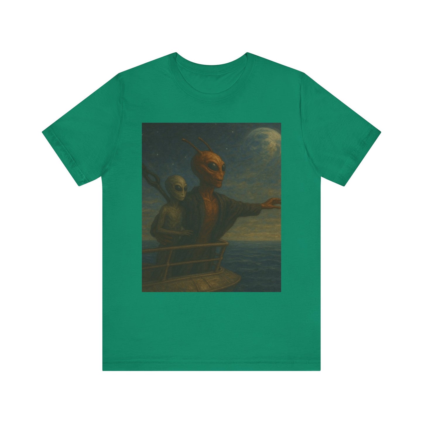 Alien Voyage T‑Shirt — Vintage Surreal Art Tee