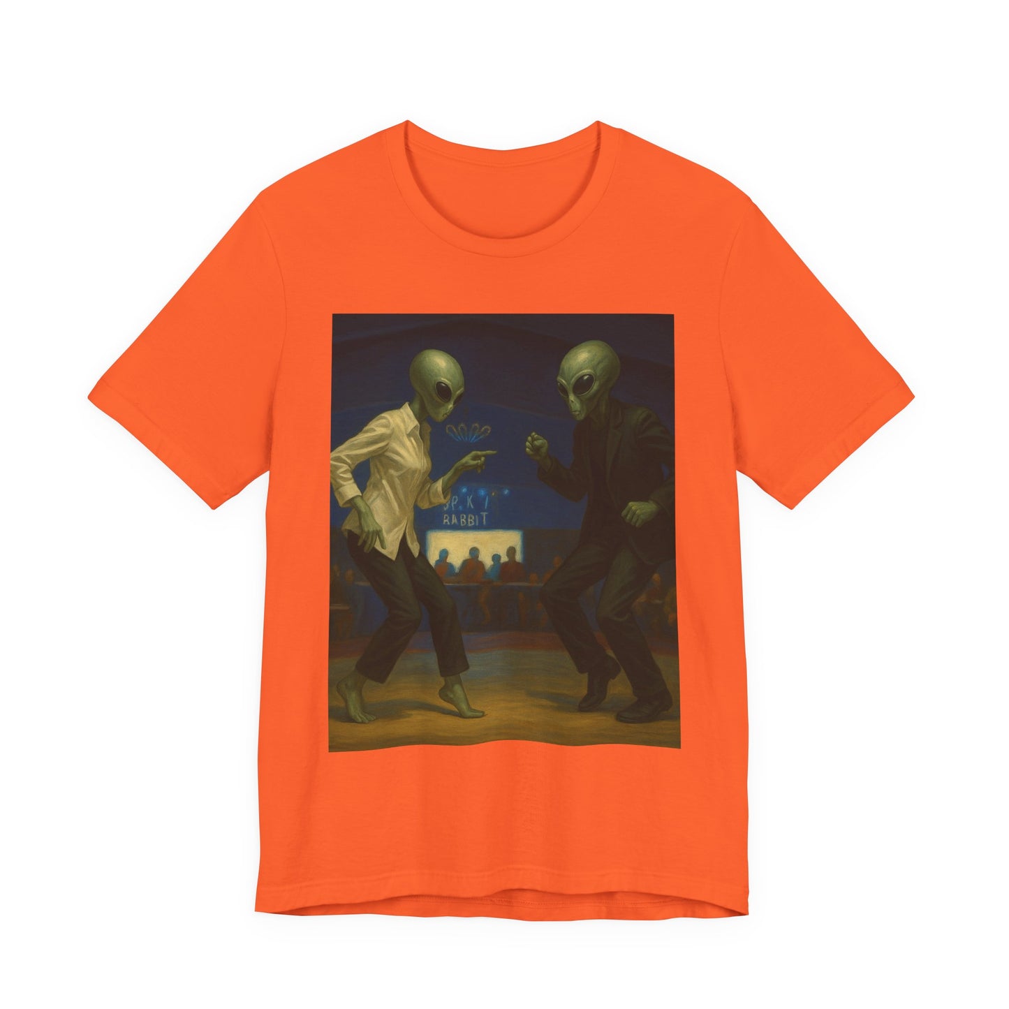 Graphic Tee — Vintage Moonlit Voyage Painting