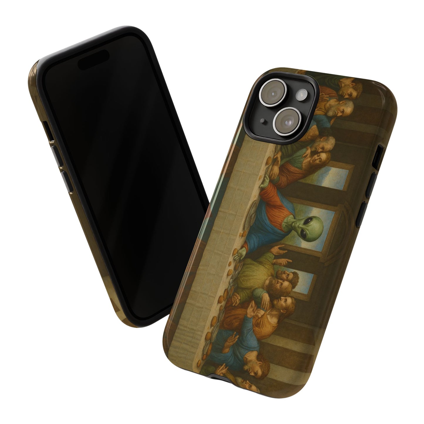Phone Case - 'The Last Supper' Alien Parody Protective Cover