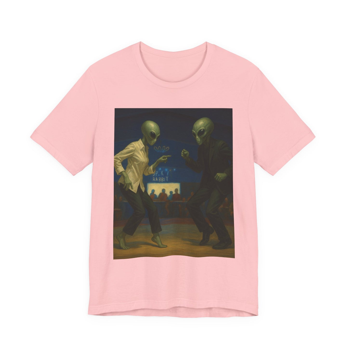 Graphic Tee — Vintage Moonlit Voyage Painting