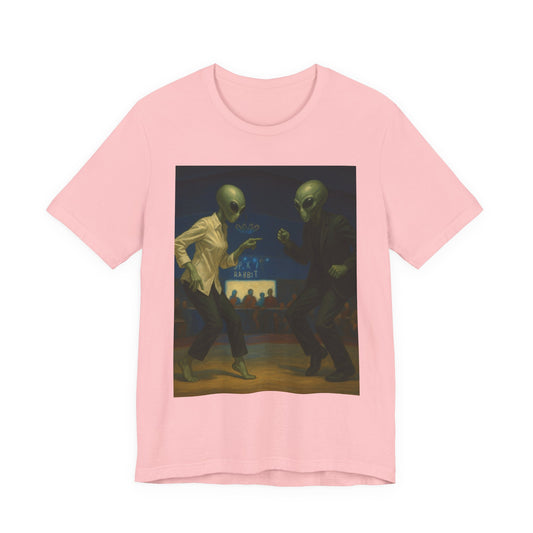 Graphic Tee — Vintage Moonlit Voyage Painting