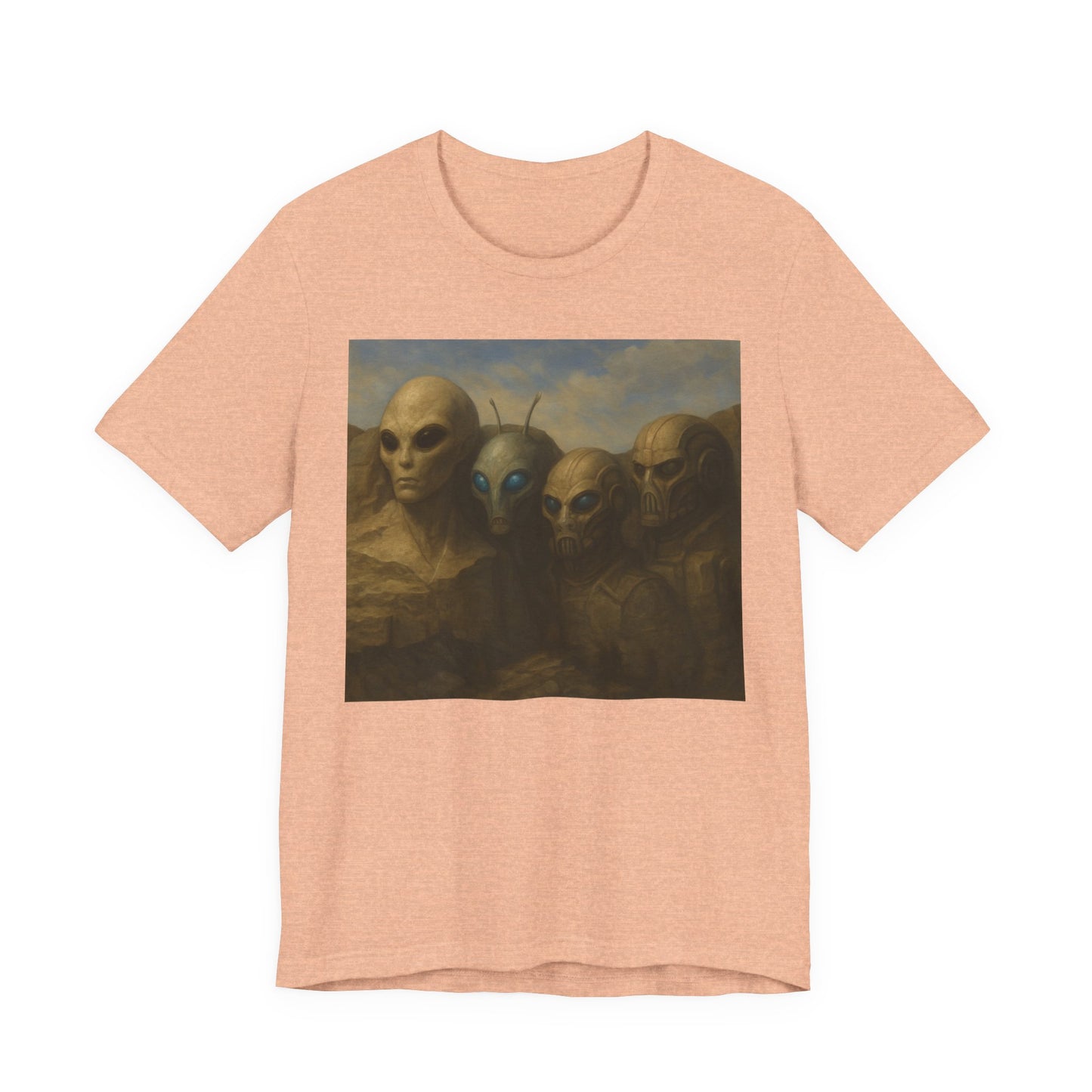 Alien Portrait T-Shirt — Vintage Sci‑Fi Art Tee