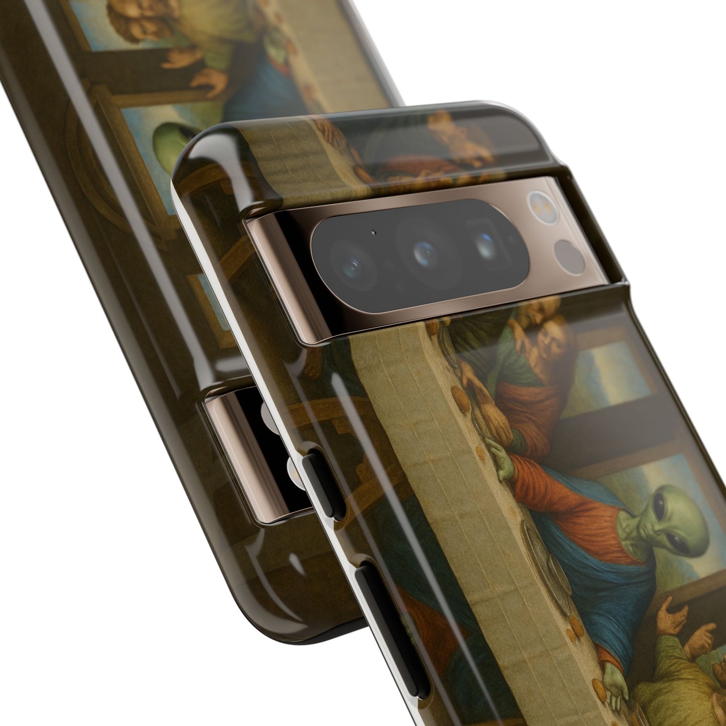 Phone Case - 'The Last Supper' Alien Parody Protective Cover
