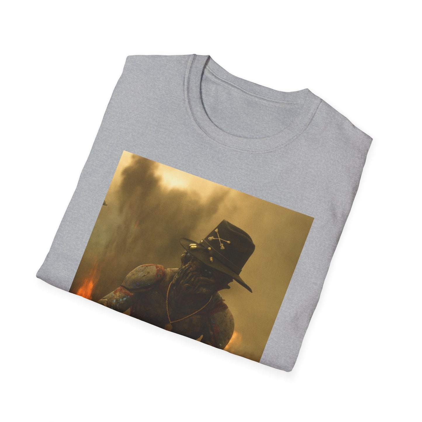 Graphic T-Shirt — Dark Cowboy Post-Apocalyptic Scene