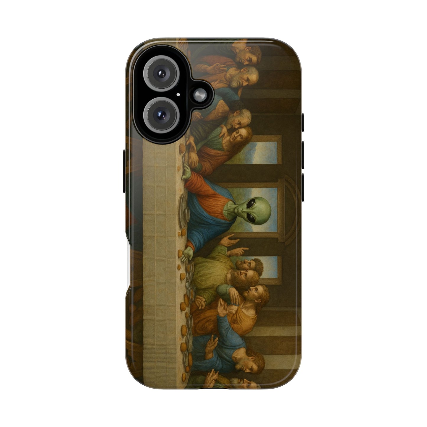 Phone Case - 'The Last Supper' Alien Parody Protective Cover