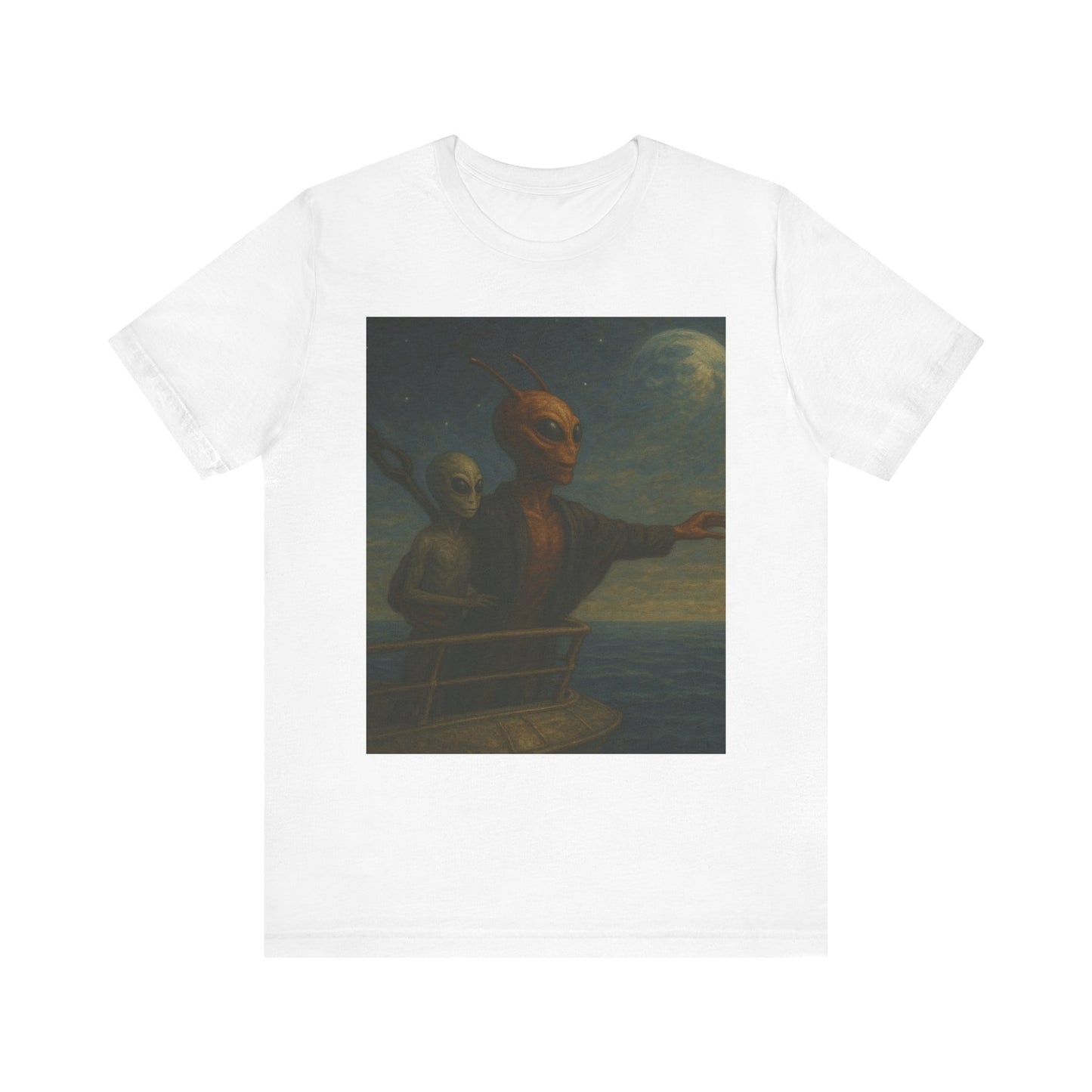 Alien Voyage T‑Shirt — Vintage Surreal Art Tee