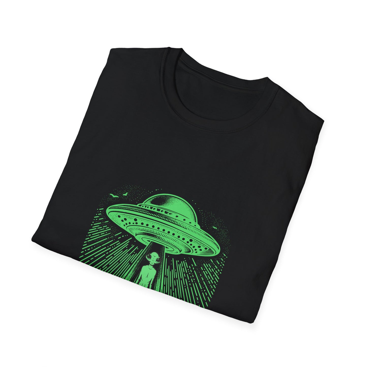 Alien Visitors T-Shirt — Retro UFO Graphic Tee