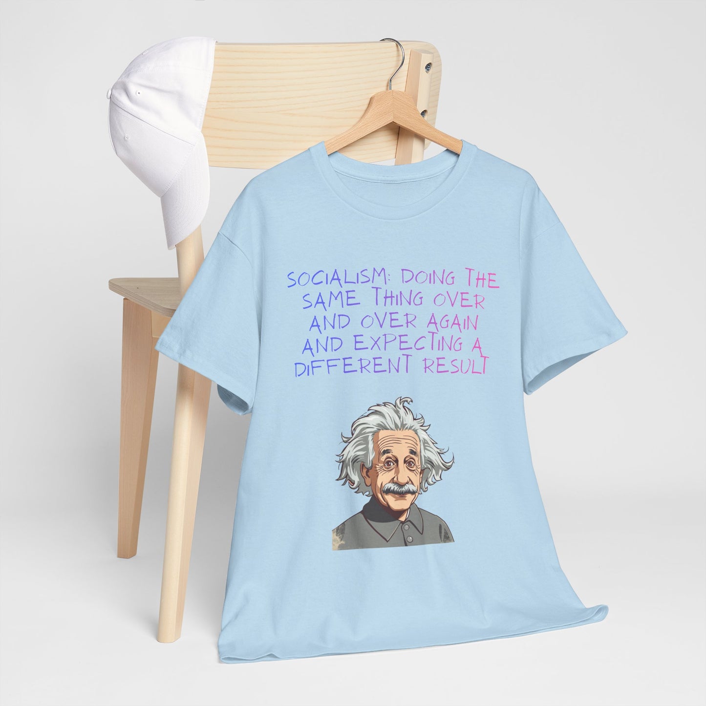 Science Humor T‑Shirt — Funny Quote & Cartoon Scientist Tee