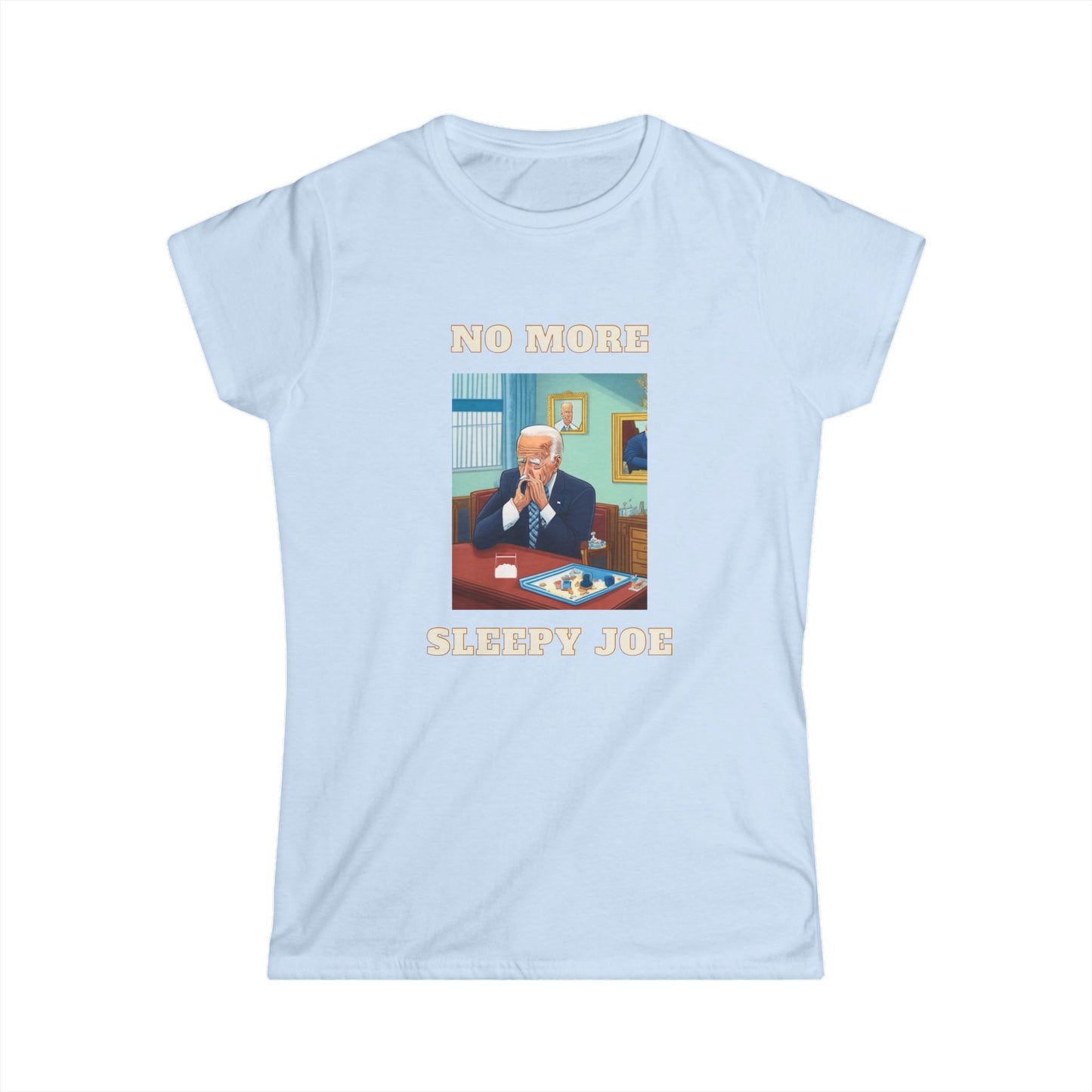 No More Sleepy Joe Tee — Vintage Political Parody Women's T‑Shirt