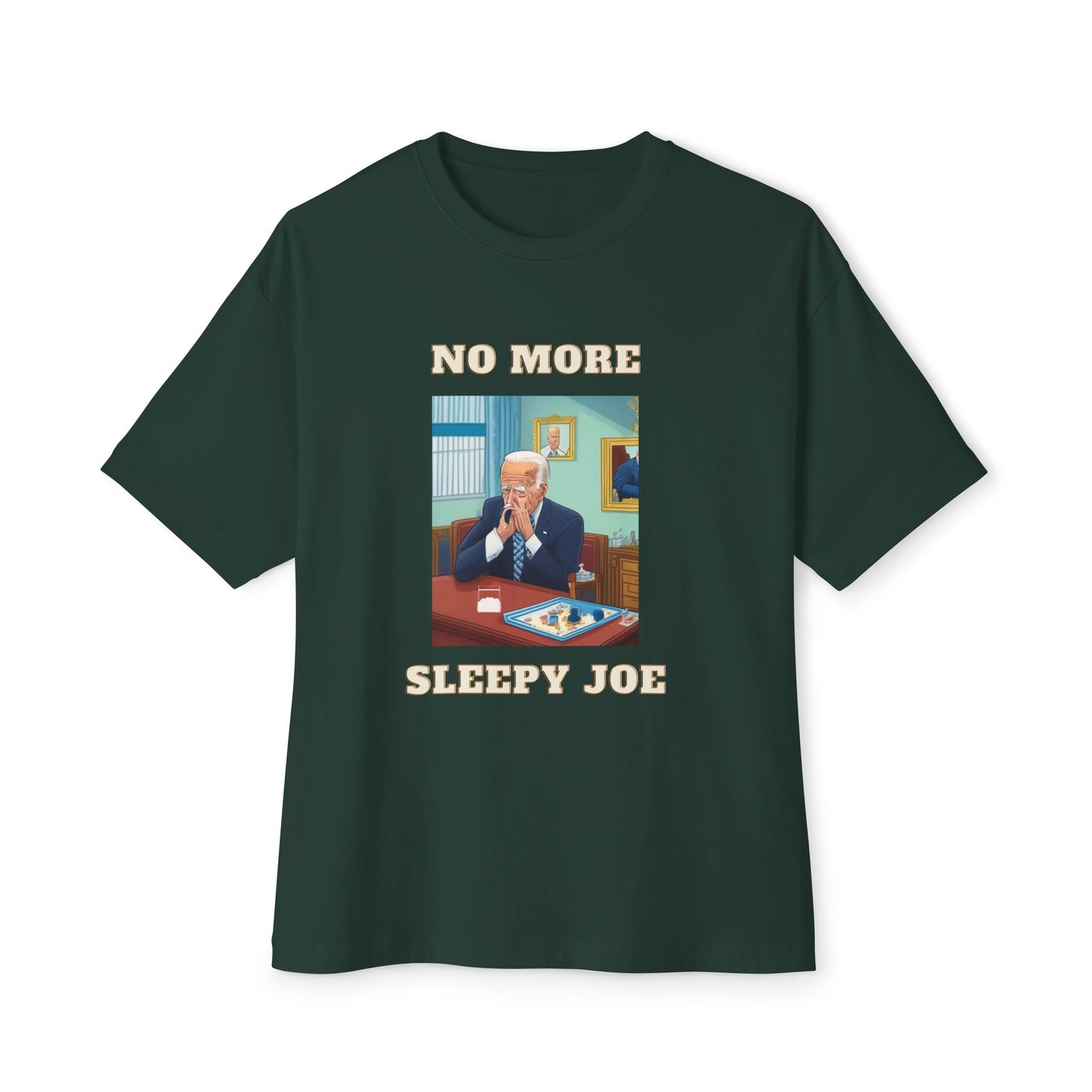 Political Statement Tee – "No More Sleepy Joe" Graphic Shirt