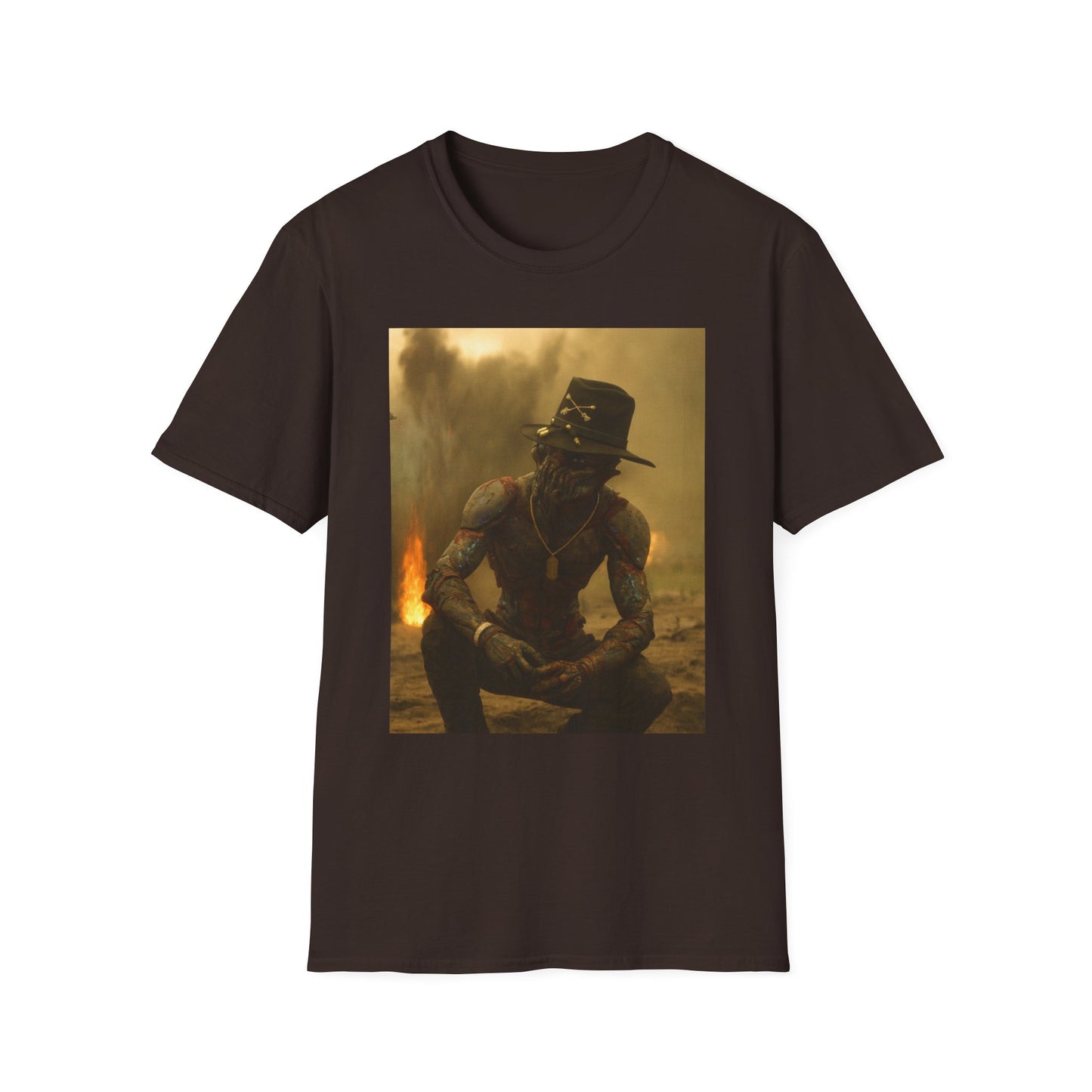 Graphic T-Shirt — Dark Cowboy Post-Apocalyptic Scene