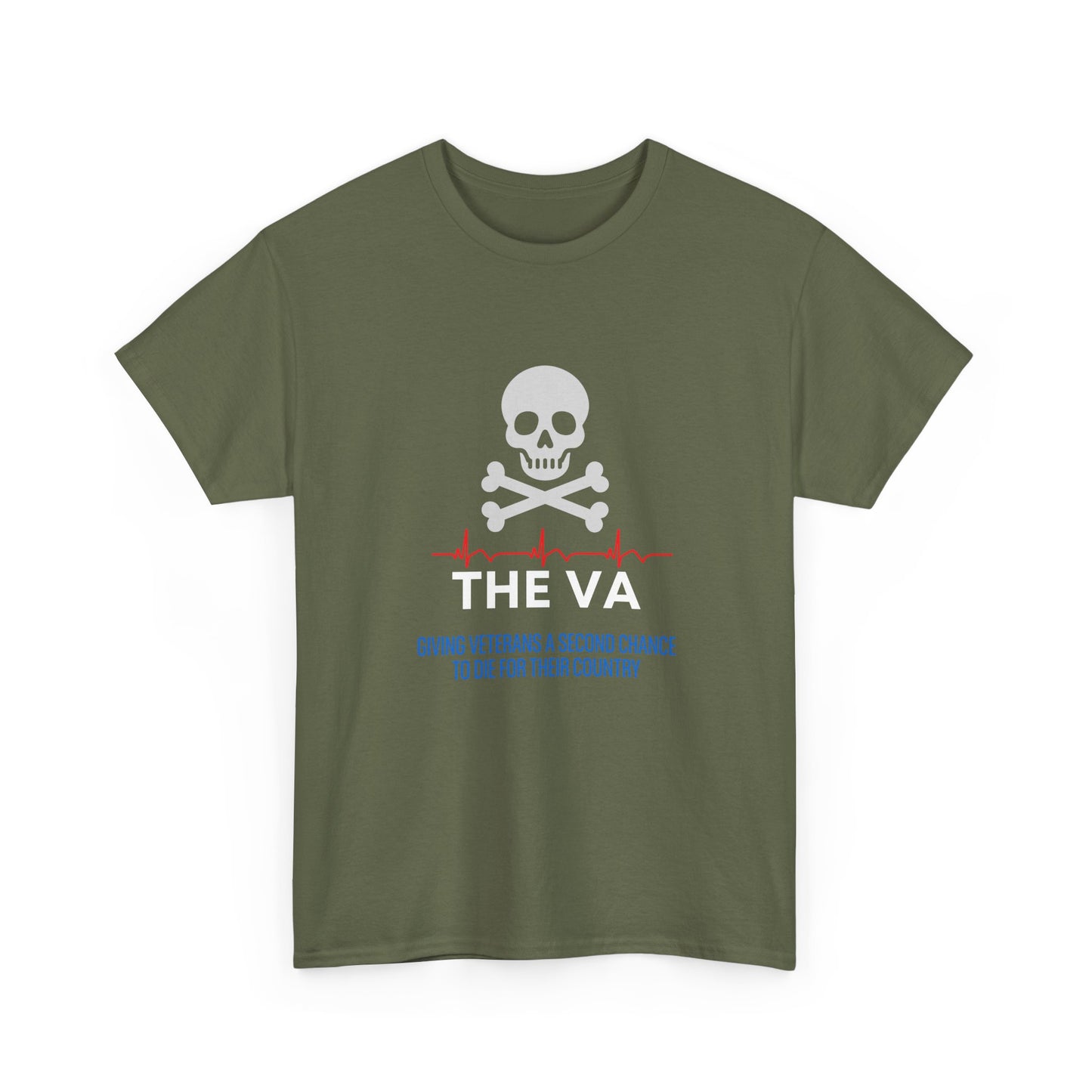 Veteran Skull & Crossbones Tee – “THE VA” Tribute T-Shirt