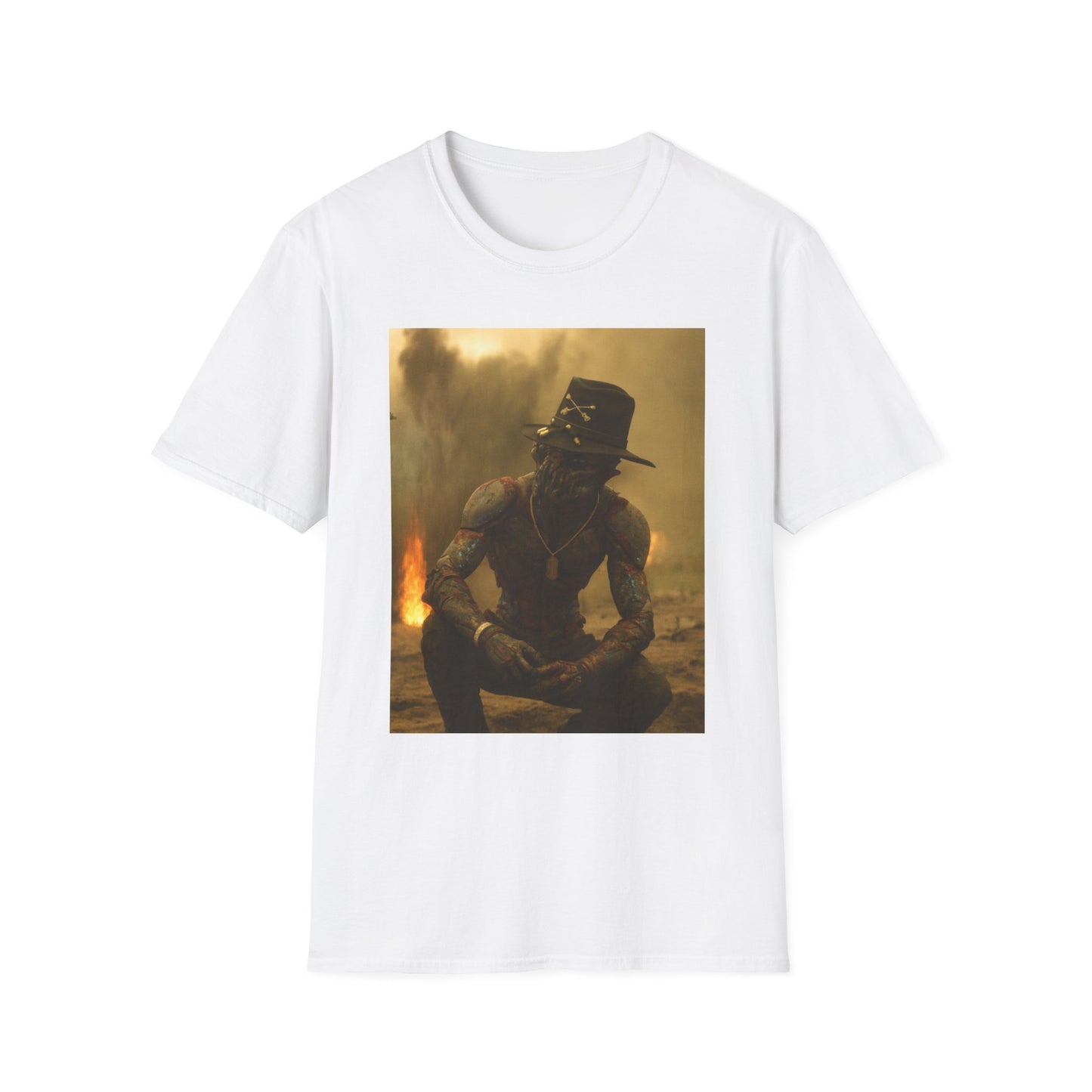 Graphic T-Shirt — Dark Cowboy Post-Apocalyptic Scene
