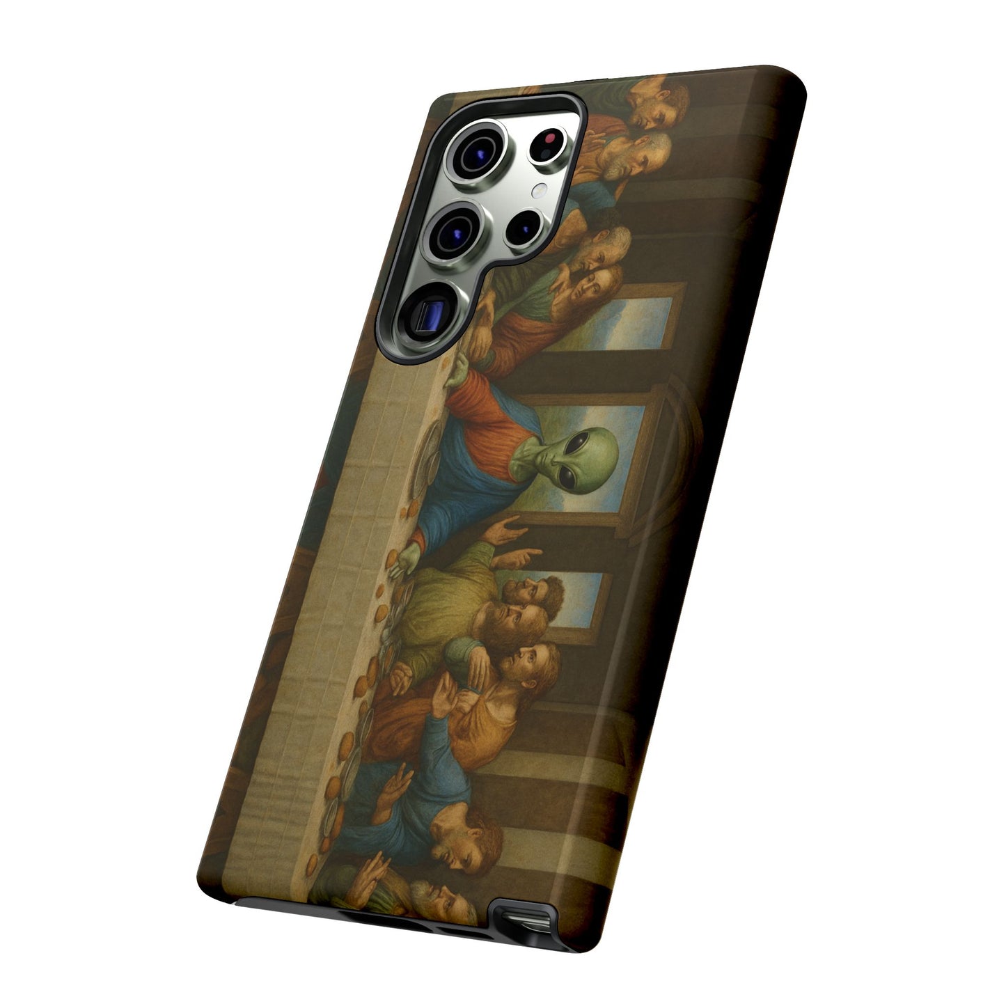 Phone Case - 'The Last Supper' Alien Parody Protective Cover