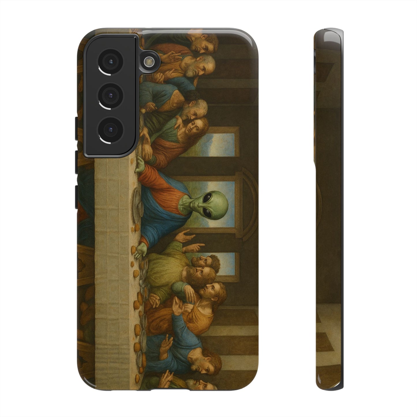 Phone Case - 'The Last Supper' Alien Parody Protective Cover
