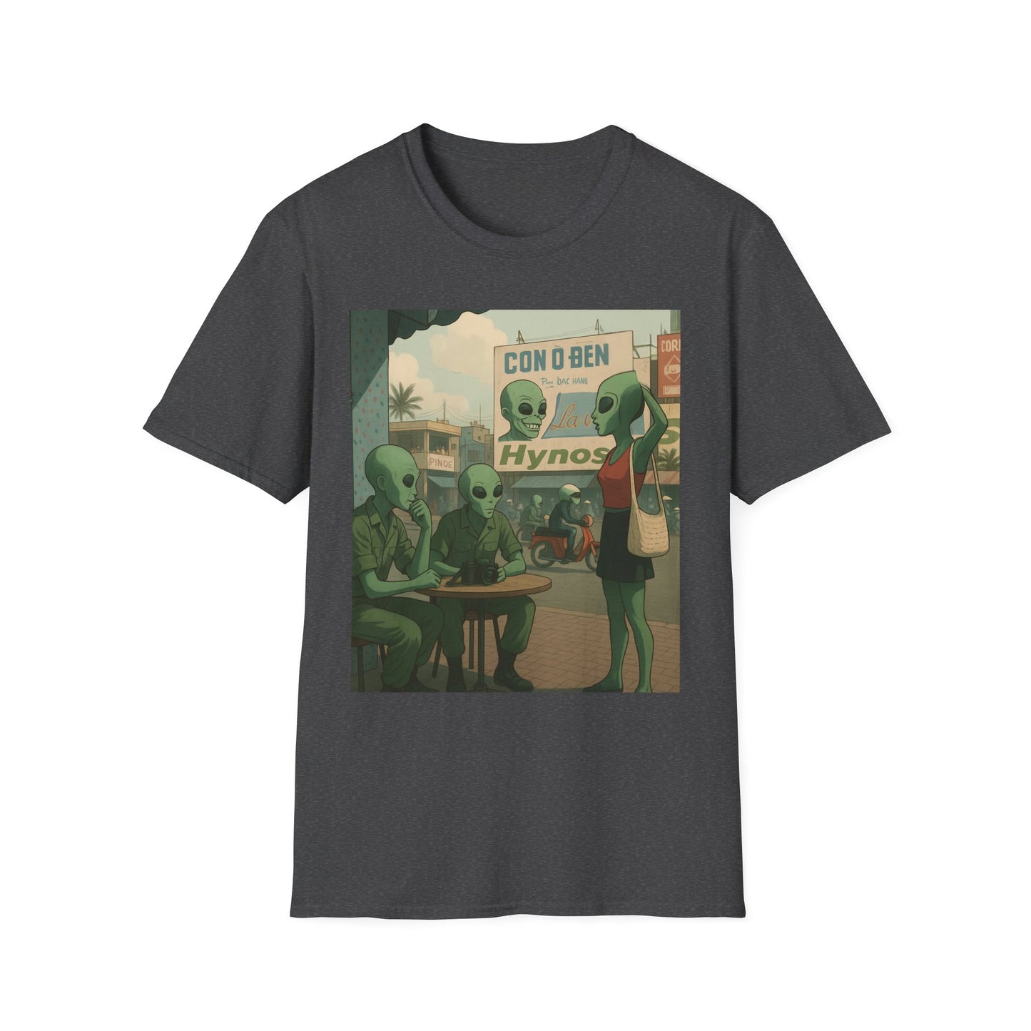 Alien Full Metal Jacket Graphic T-Shirt — Retro 'Con & Ben Hypnos' Illustration