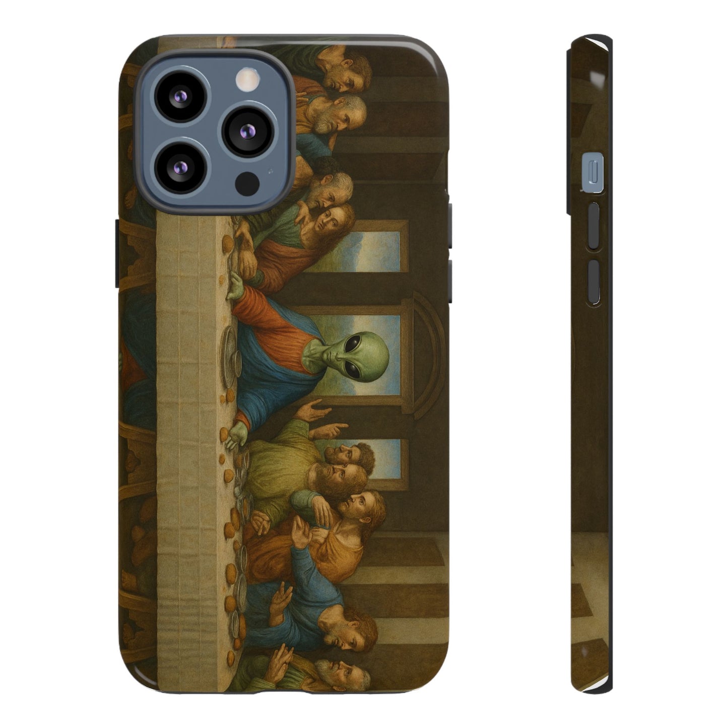 Phone Case - 'The Last Supper' Alien Parody Protective Cover