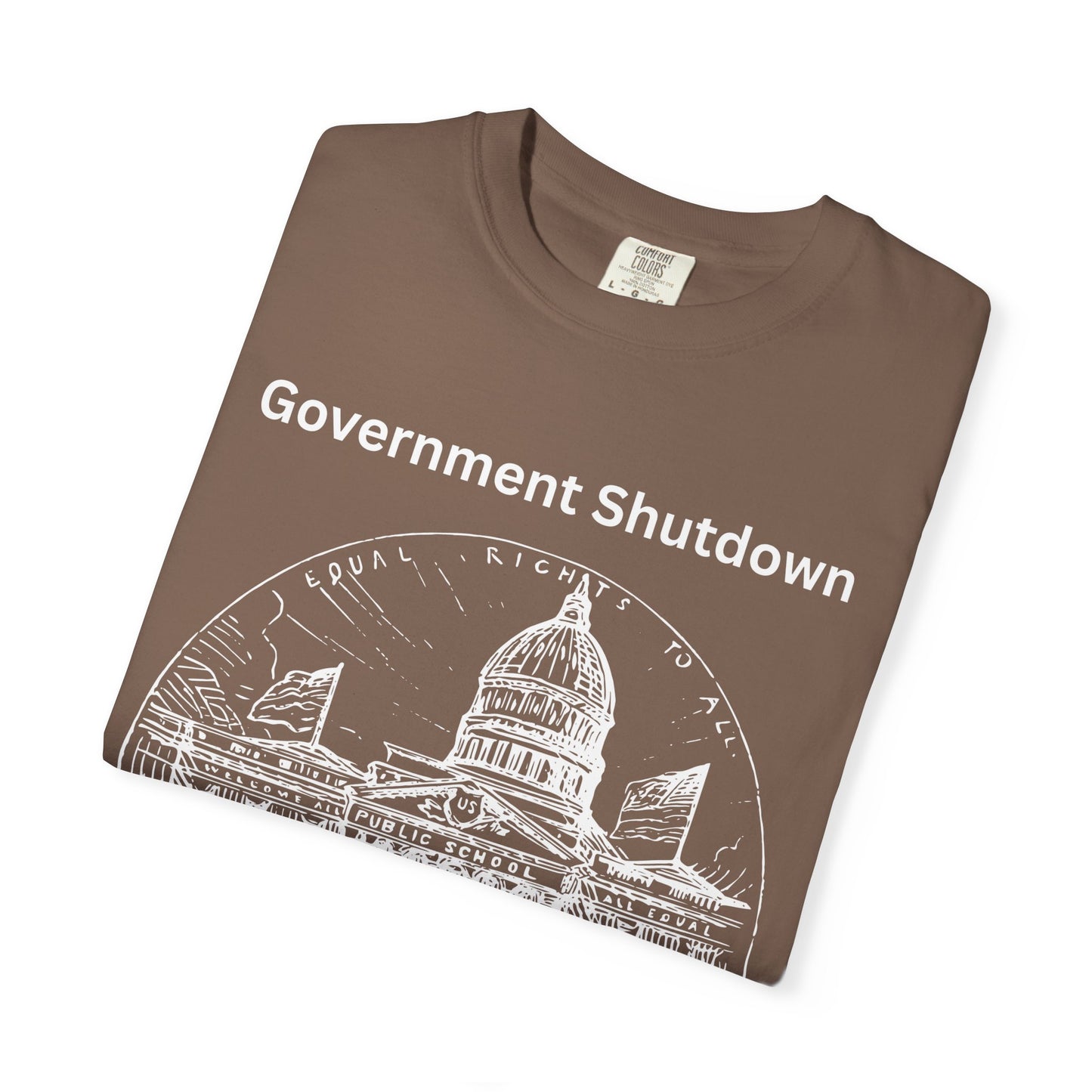 Government Shutdown Didn’t Notice T-Shirt — Capitol Sketch Political Tee