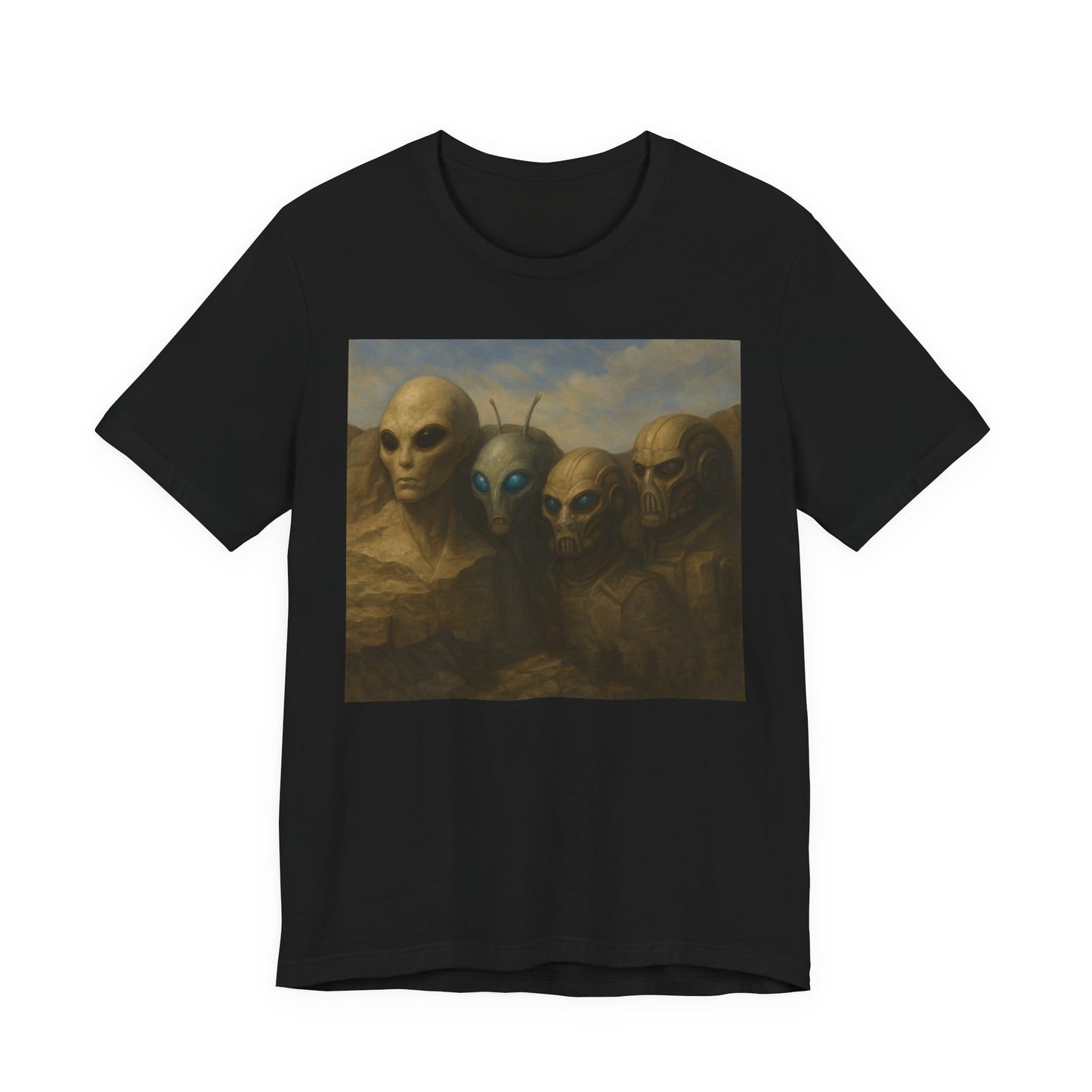 Alien Portrait T-Shirt — Vintage Sci‑Fi Art Tee
