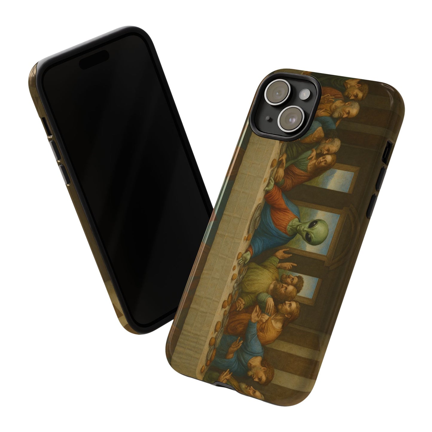 Phone Case - 'The Last Supper' Alien Parody Protective Cover