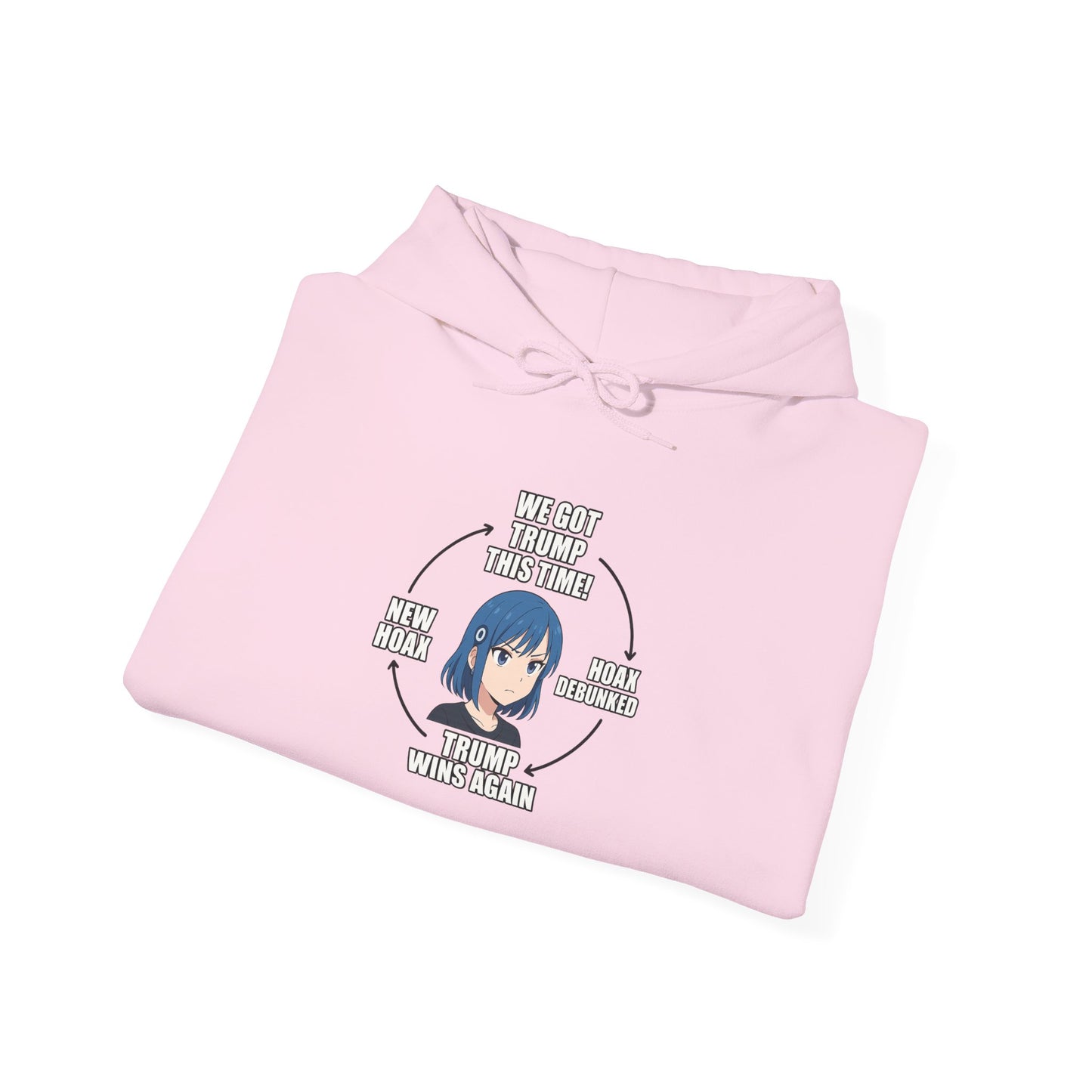 Hoodie — "You Aren't Alone" Anime Comfort Circle Graphic Hoodie