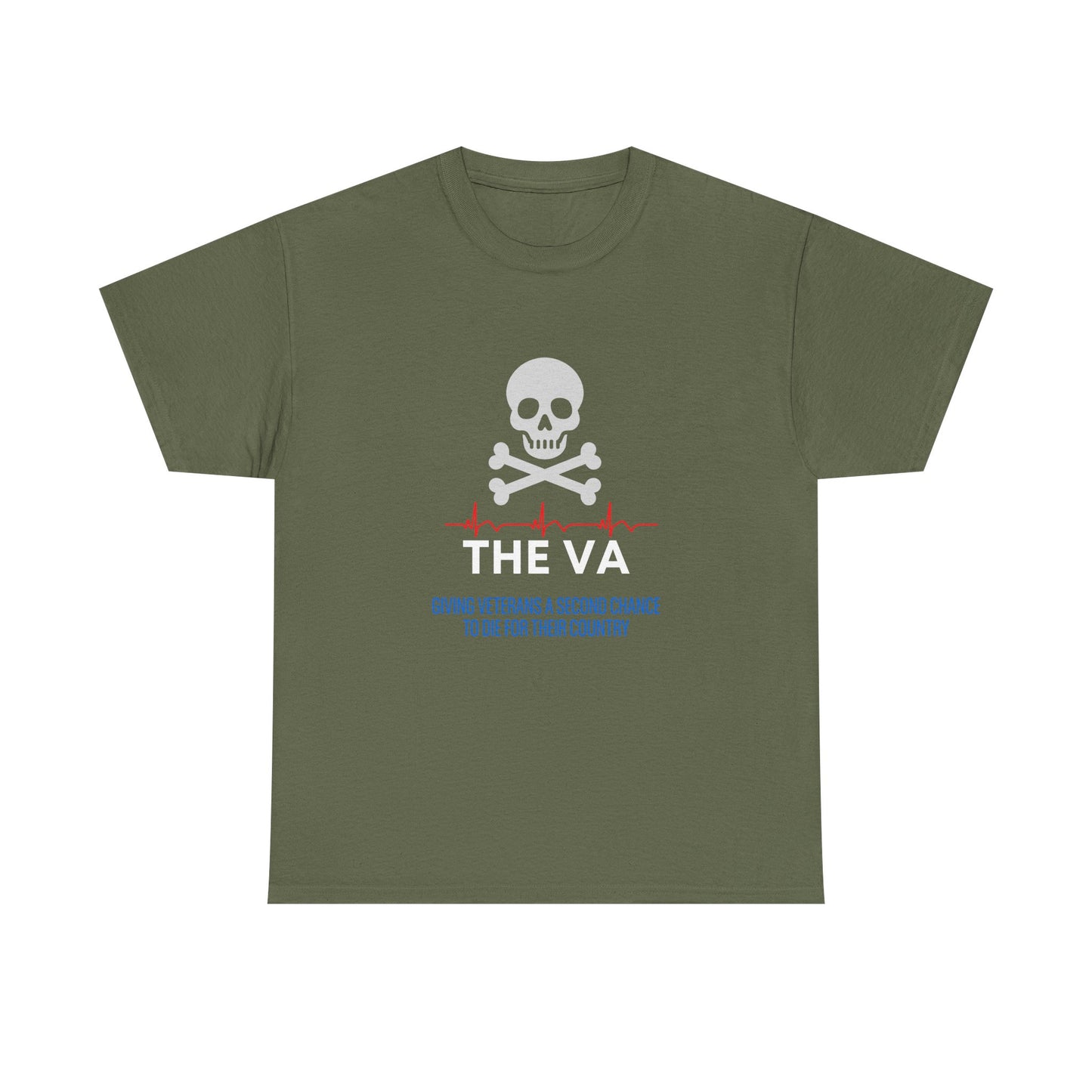 Veteran Skull & Crossbones Tee – “THE VA” Tribute T-Shirt
