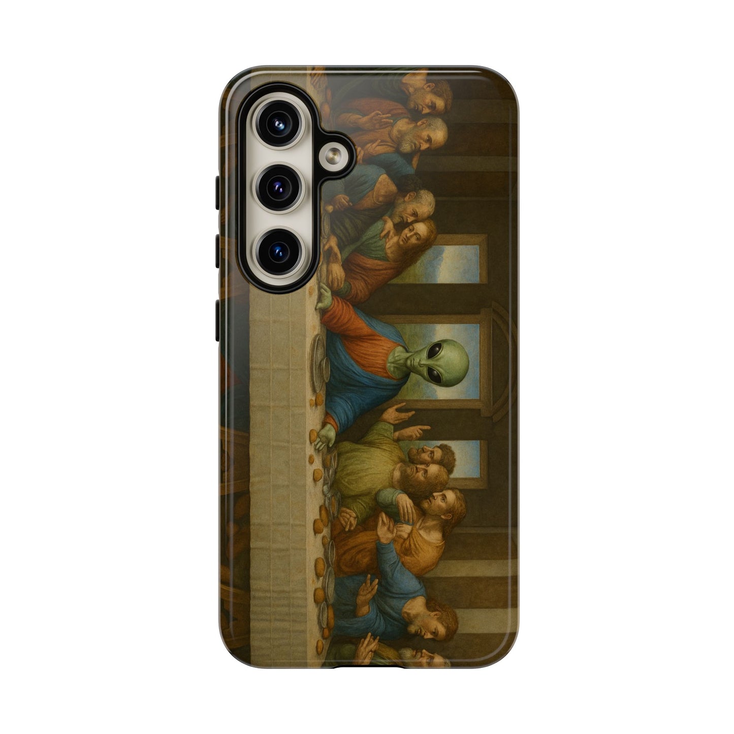 Phone Case - 'The Last Supper' Alien Parody Protective Cover