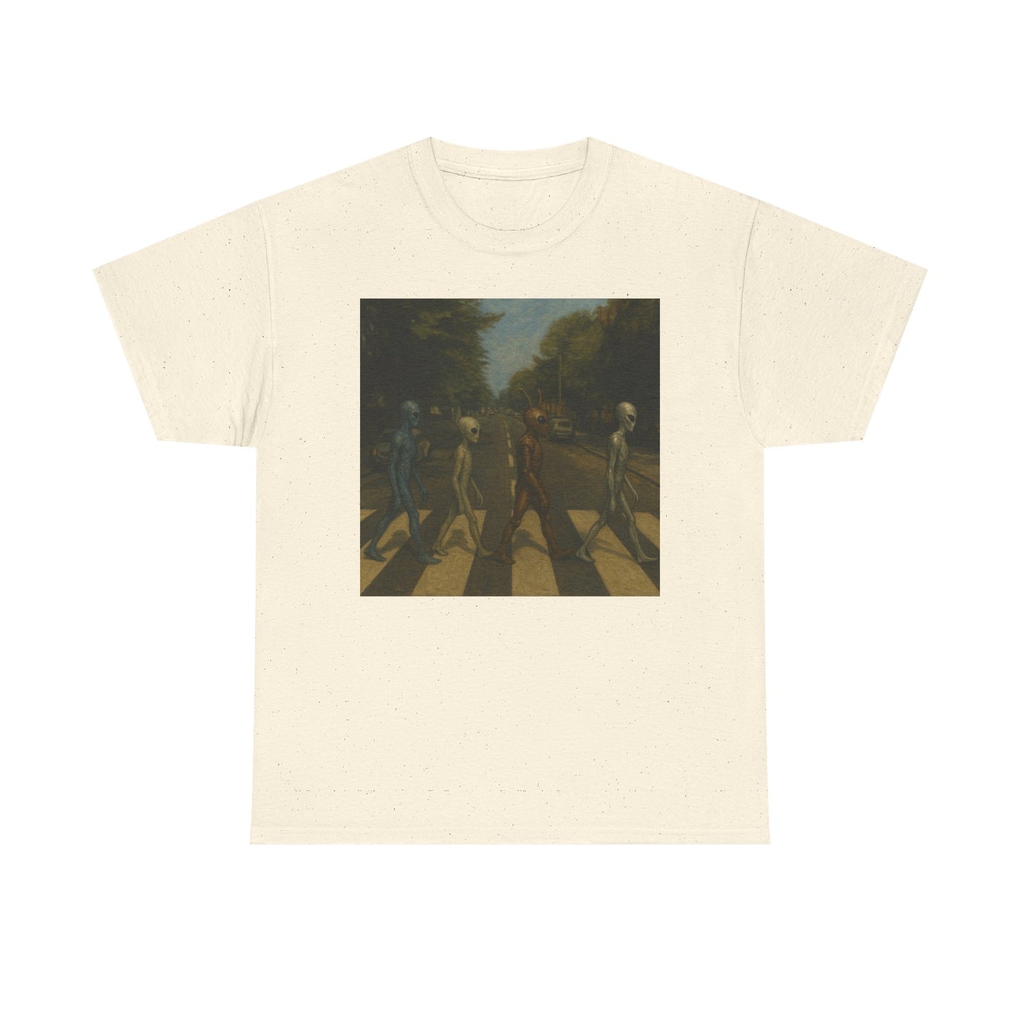 T-Shirt — Retro Abbey Road Skull Crossing Graphic Tee