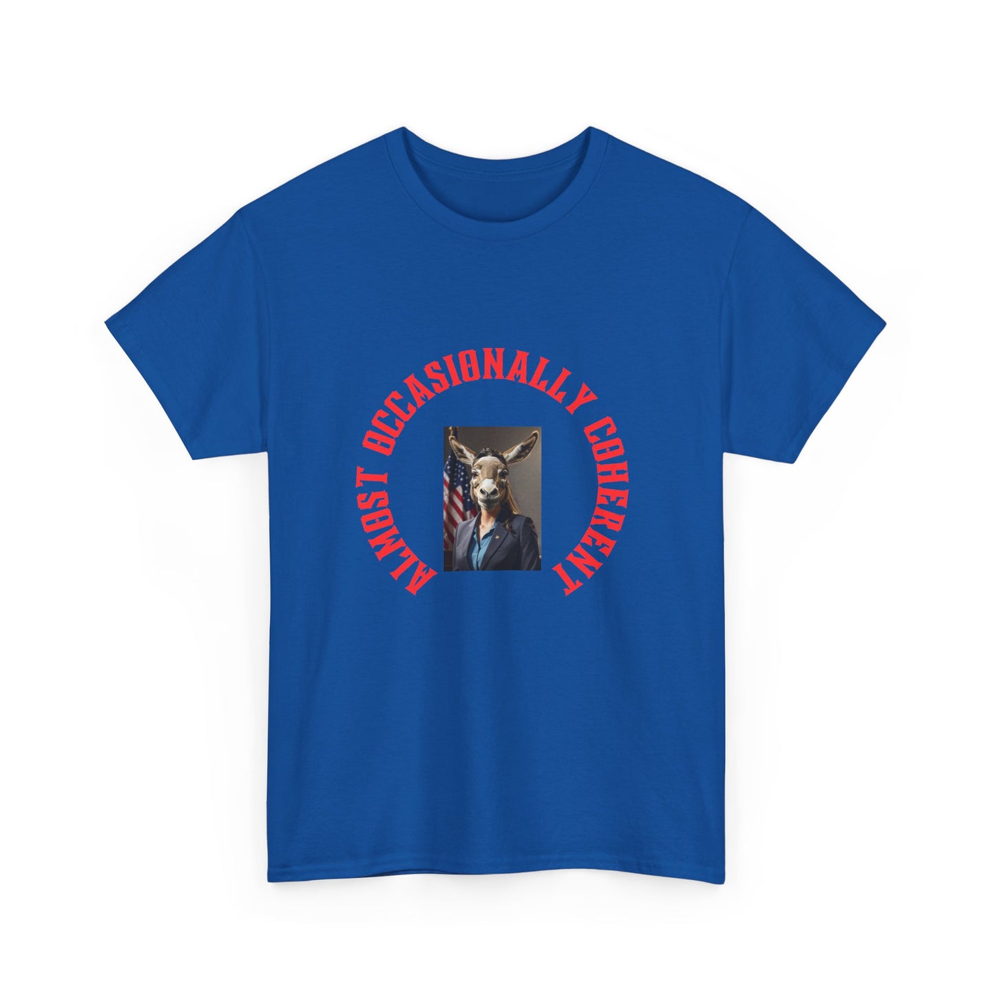 T-Shirt — Almost Occasionally Cheeky (Vintage Dog Portrait)