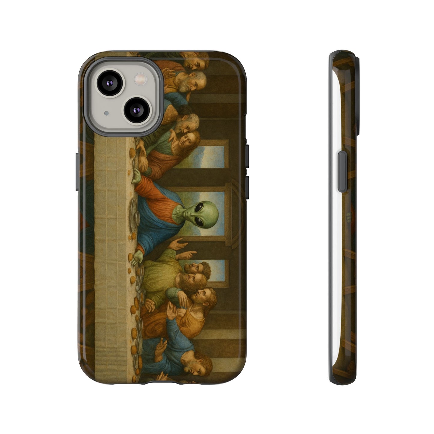 Phone Case - 'The Last Supper' Alien Parody Protective Cover