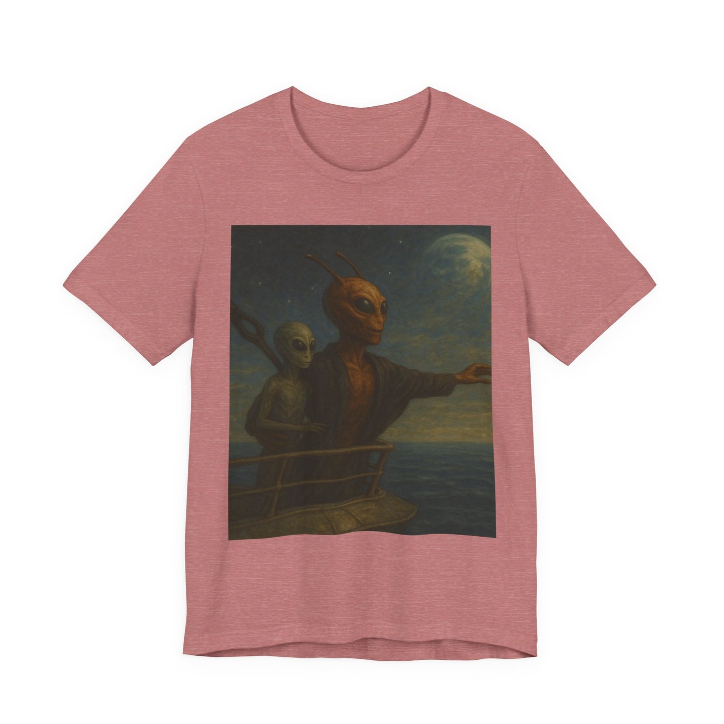 Alien Voyage T‑Shirt — Vintage Surreal Art Tee