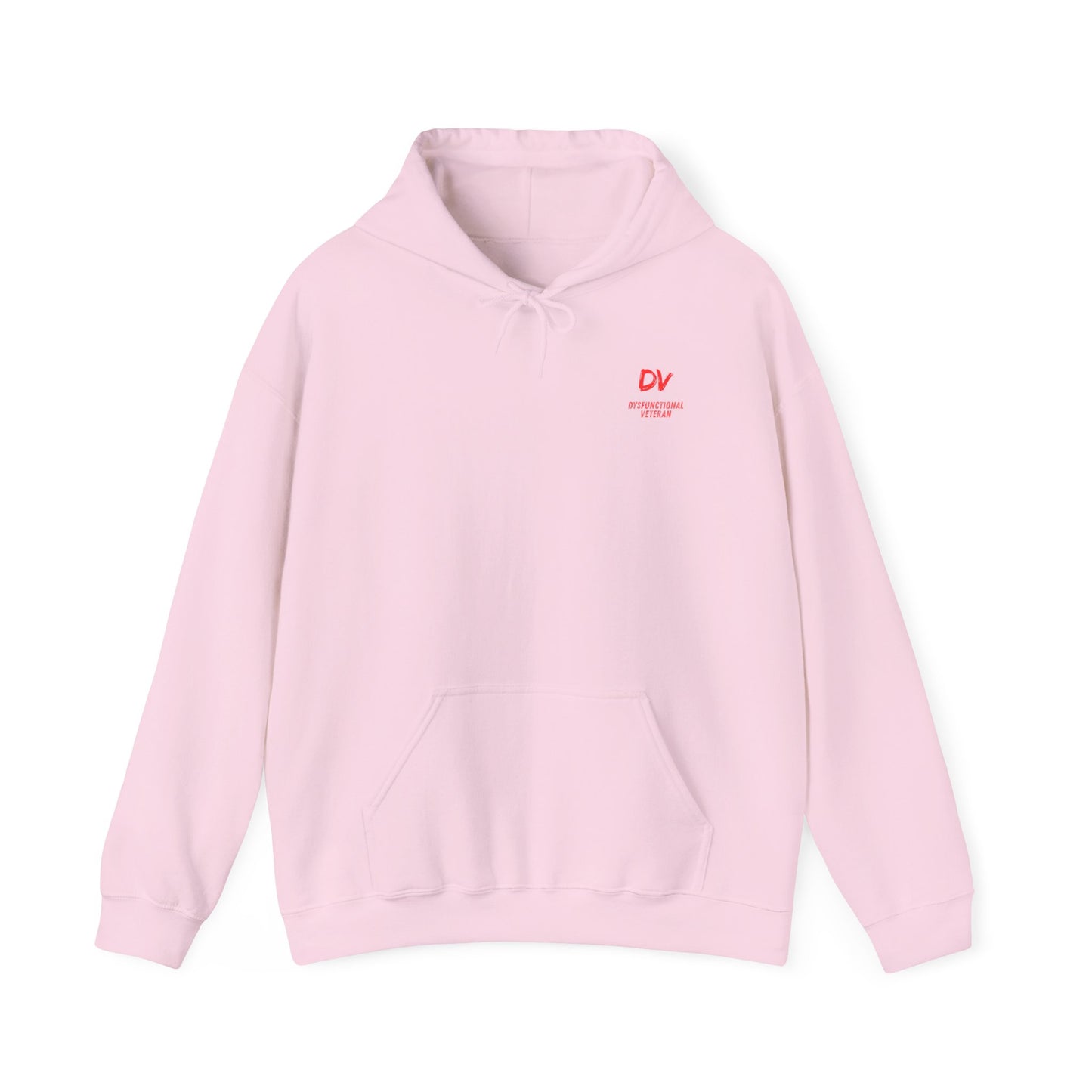 Leave Me Alone Hoodie — Minimal Pink Text Graphic Hooded Sweatshirt