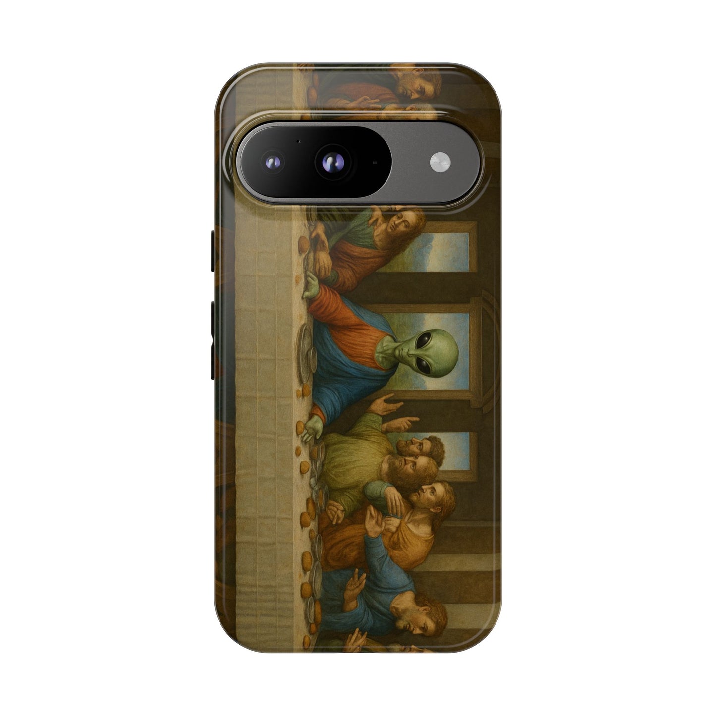 Phone Case - 'The Last Supper' Alien Parody Protective Cover