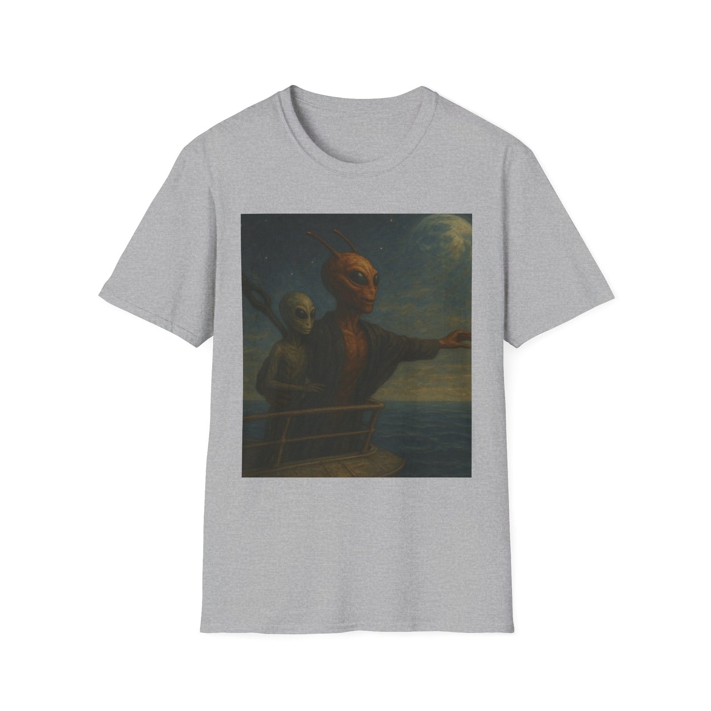 Alien Voyage T-Shirt — Vintage Surreal Art Tee