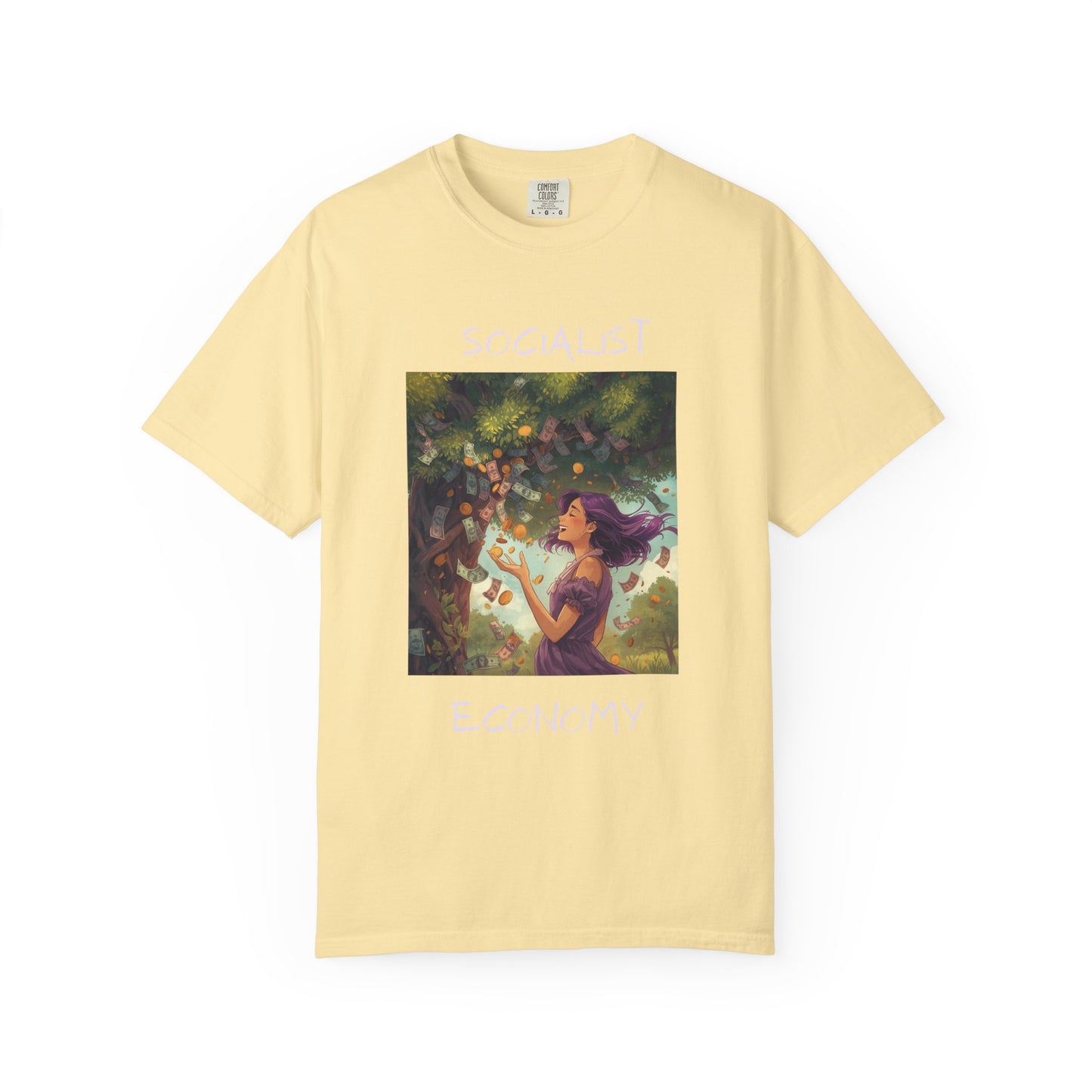 Socialist Economy T-Shirt — Illustrated Garden Graphic Tee